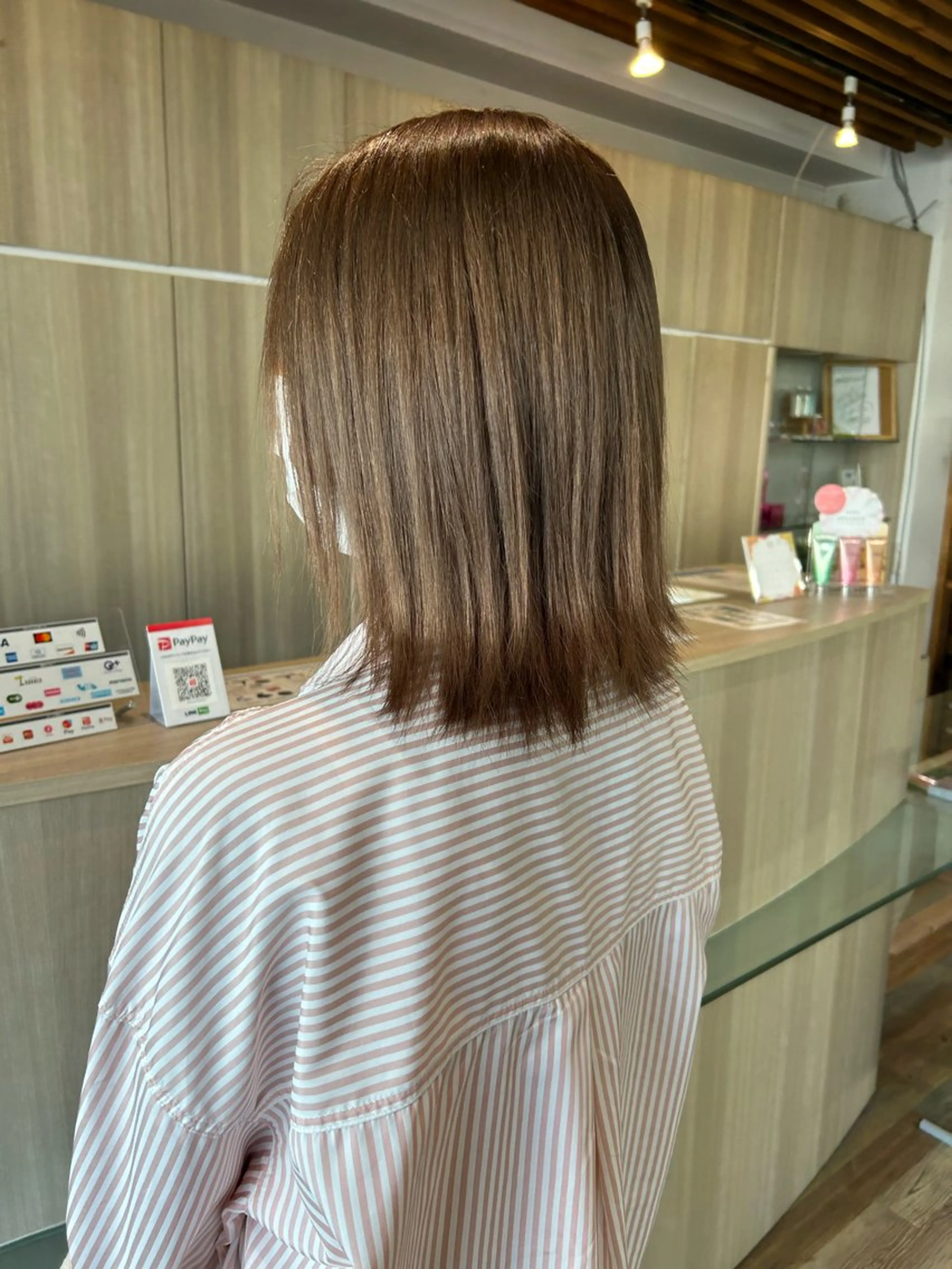 ショート 志賀 輝/ハイライト /縮毛矯正/髪質改善のヘアスタイル