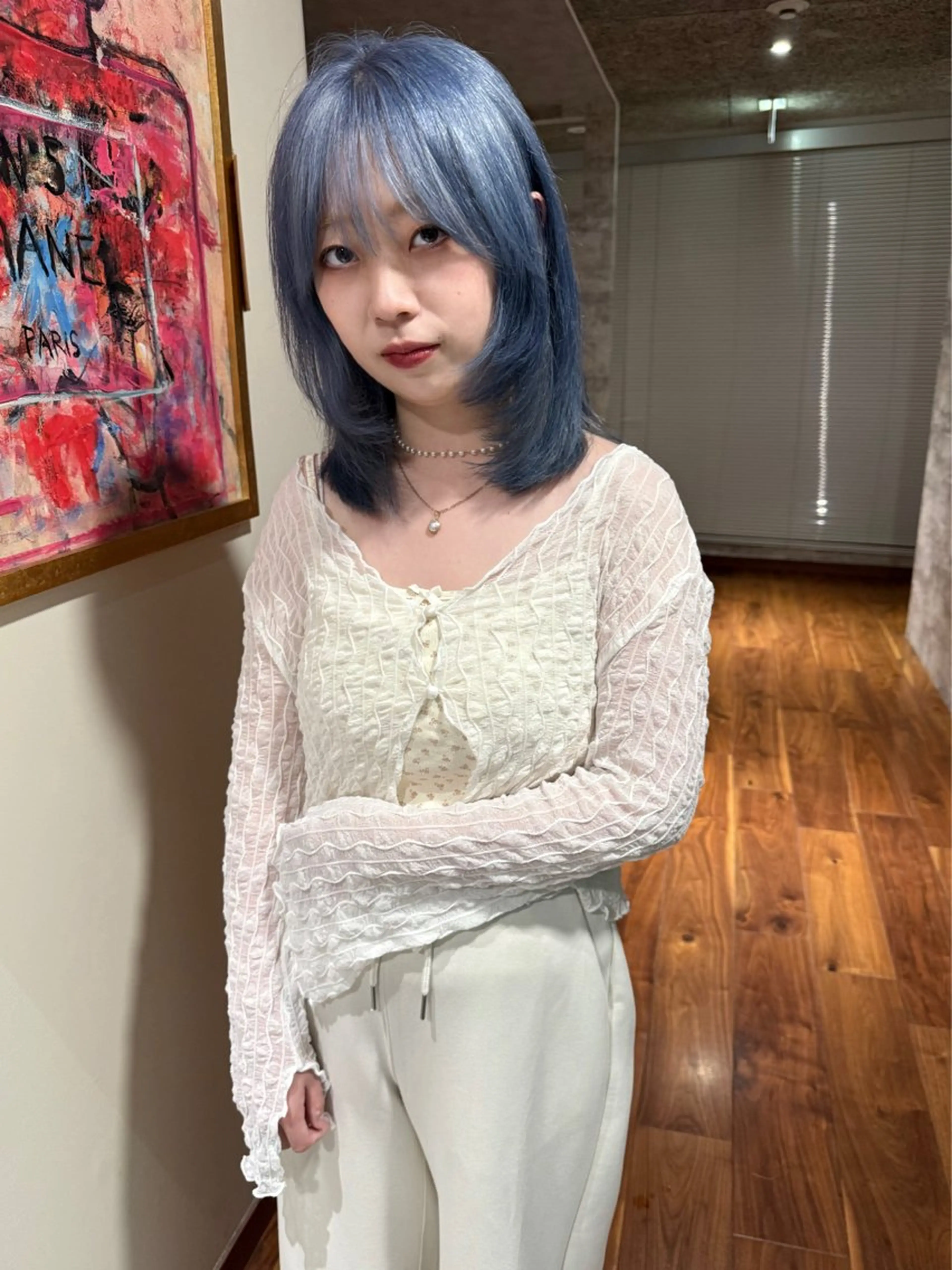 ミディアム カラー カット ヘアカラー トリートメント mai / linoah˚✧のヘアスタイル