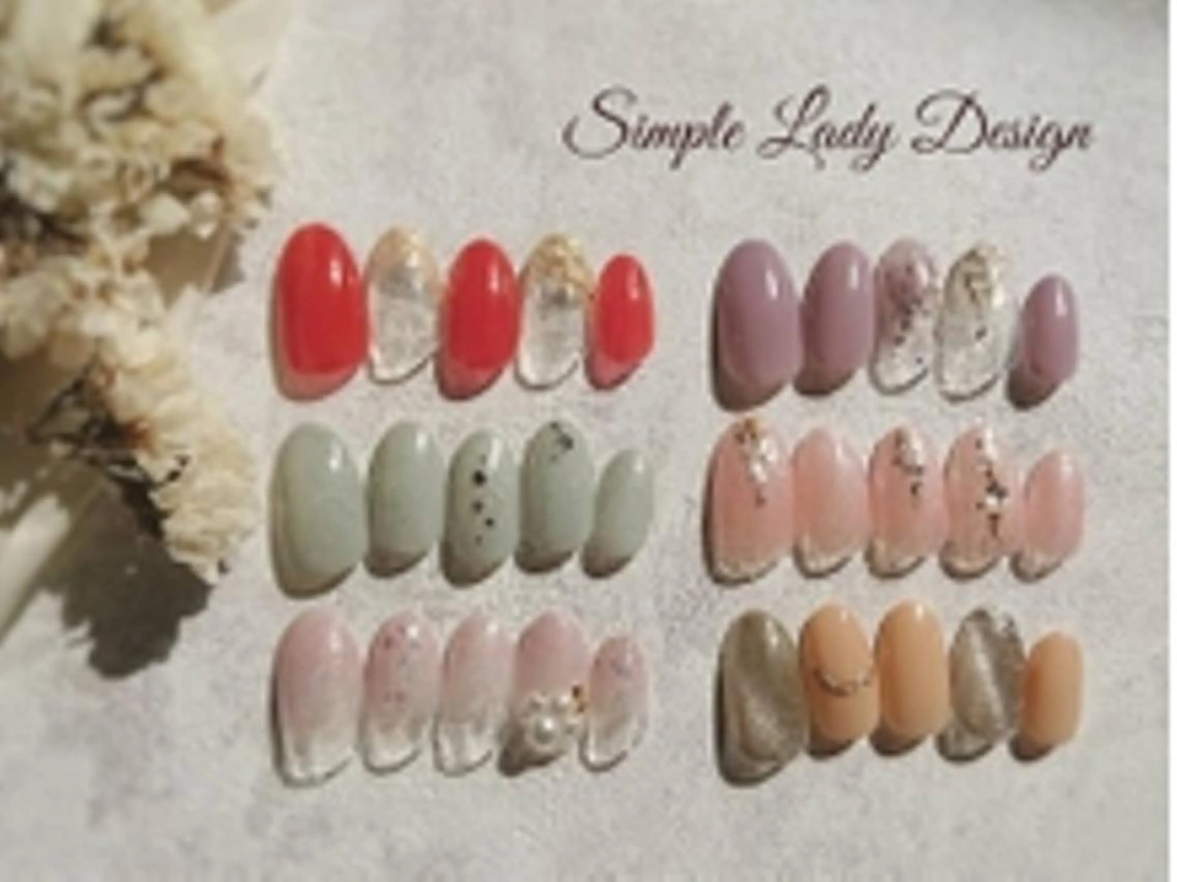 ネイル シンプルネイル Rindu Nail 上小田井ジュニアのネイルデザイン