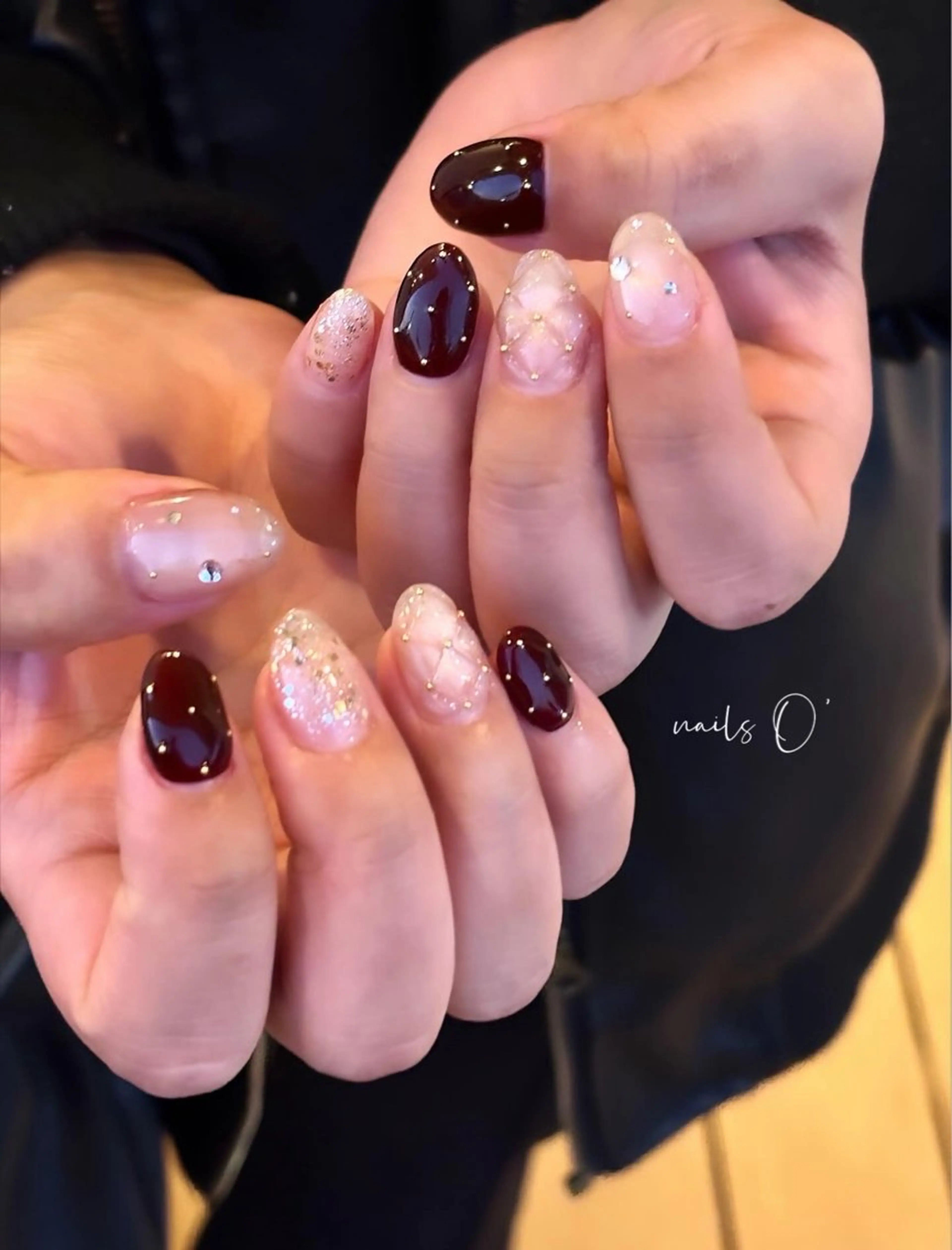 ネイル 大人可愛いネイル🎗 Hinaのネイルデザイン