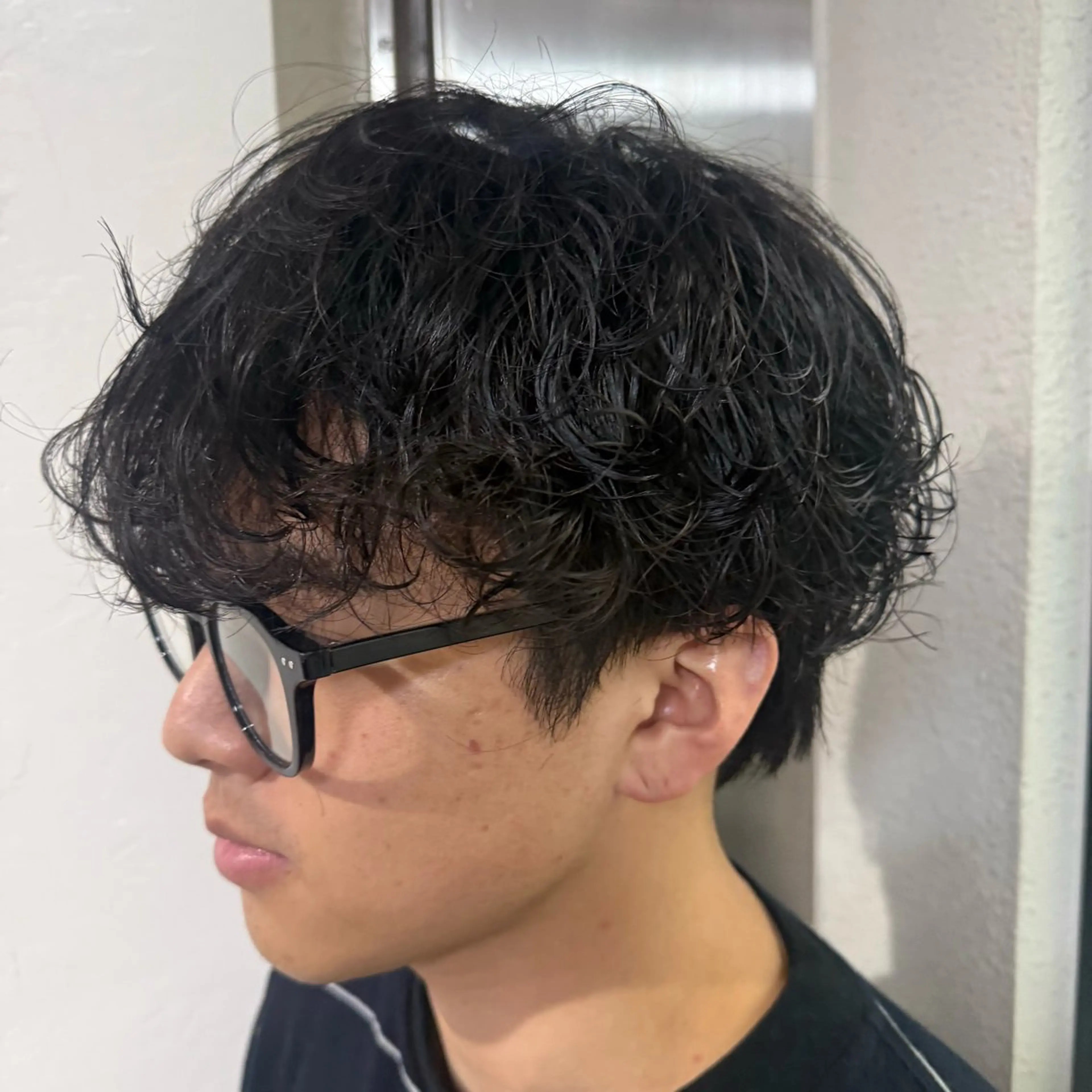 パーマ メンズ カット パーマ メンズデザイナー/ 尾上数馬/桂駅前1分のヘアスタイル