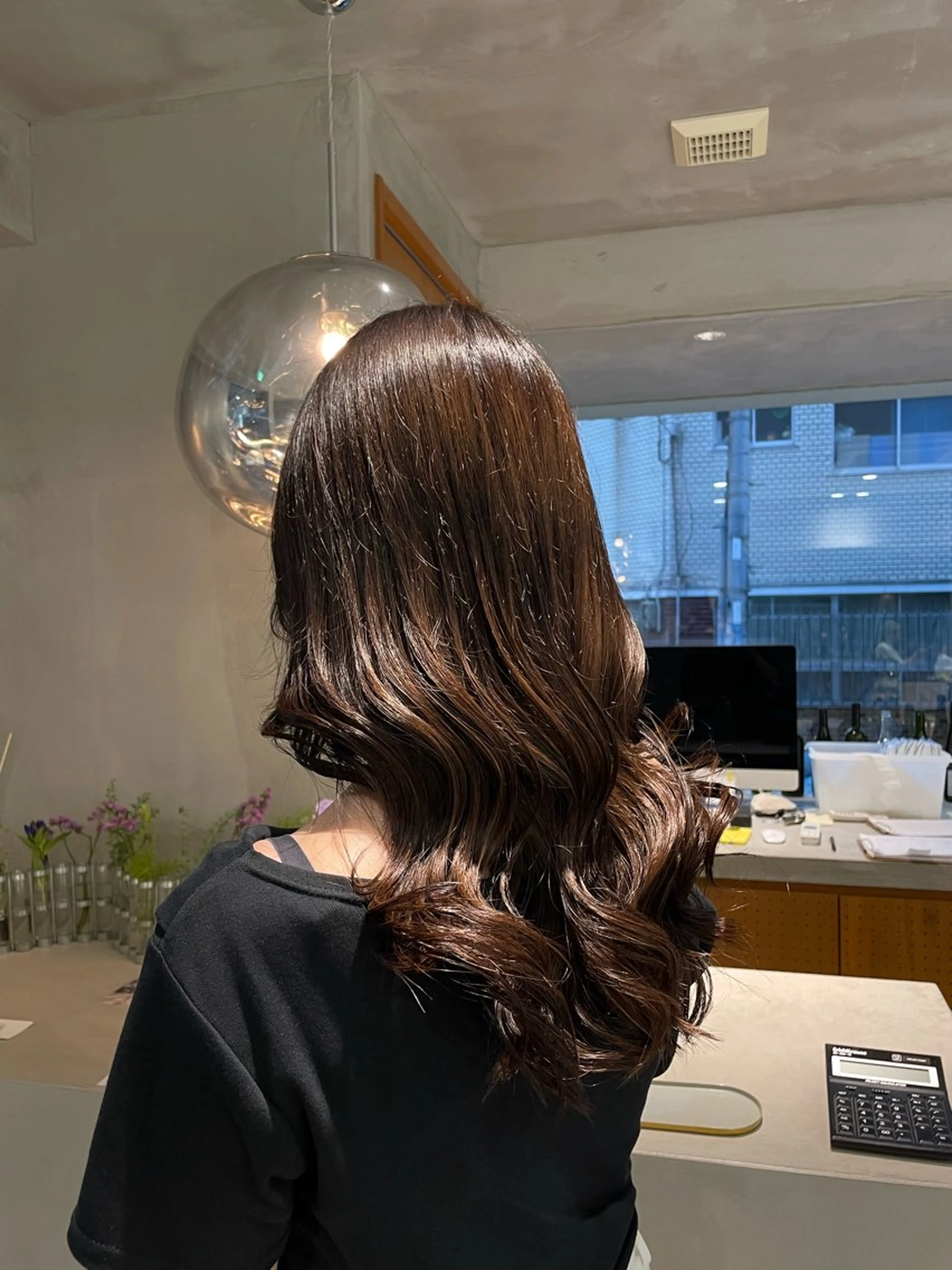 ロング カラー 頼金 愛海のヘアスタイル