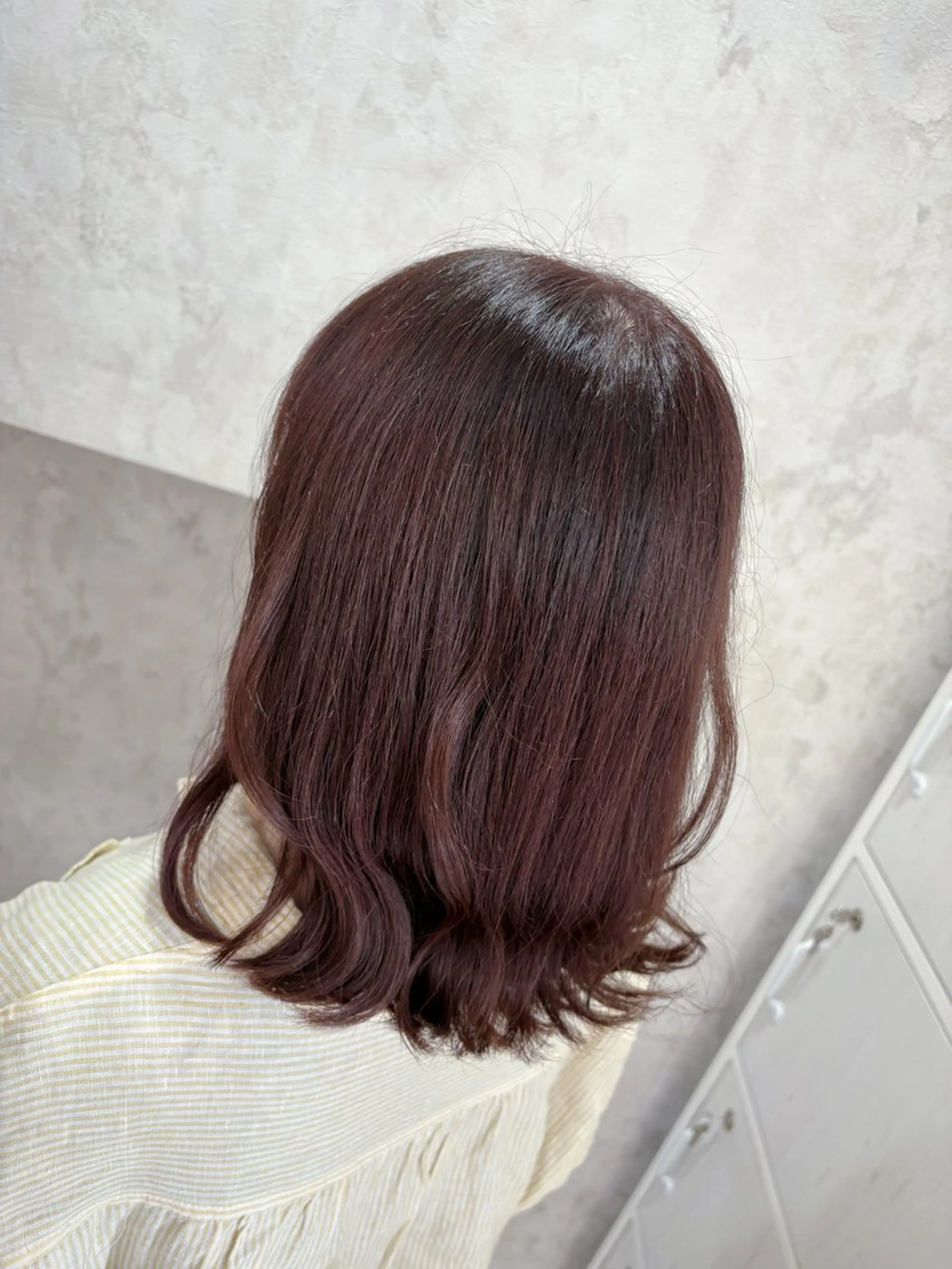 カラー ヘアカラー トリートメント うる艶カラー/韓国風 折戸光希のヘアスタイル