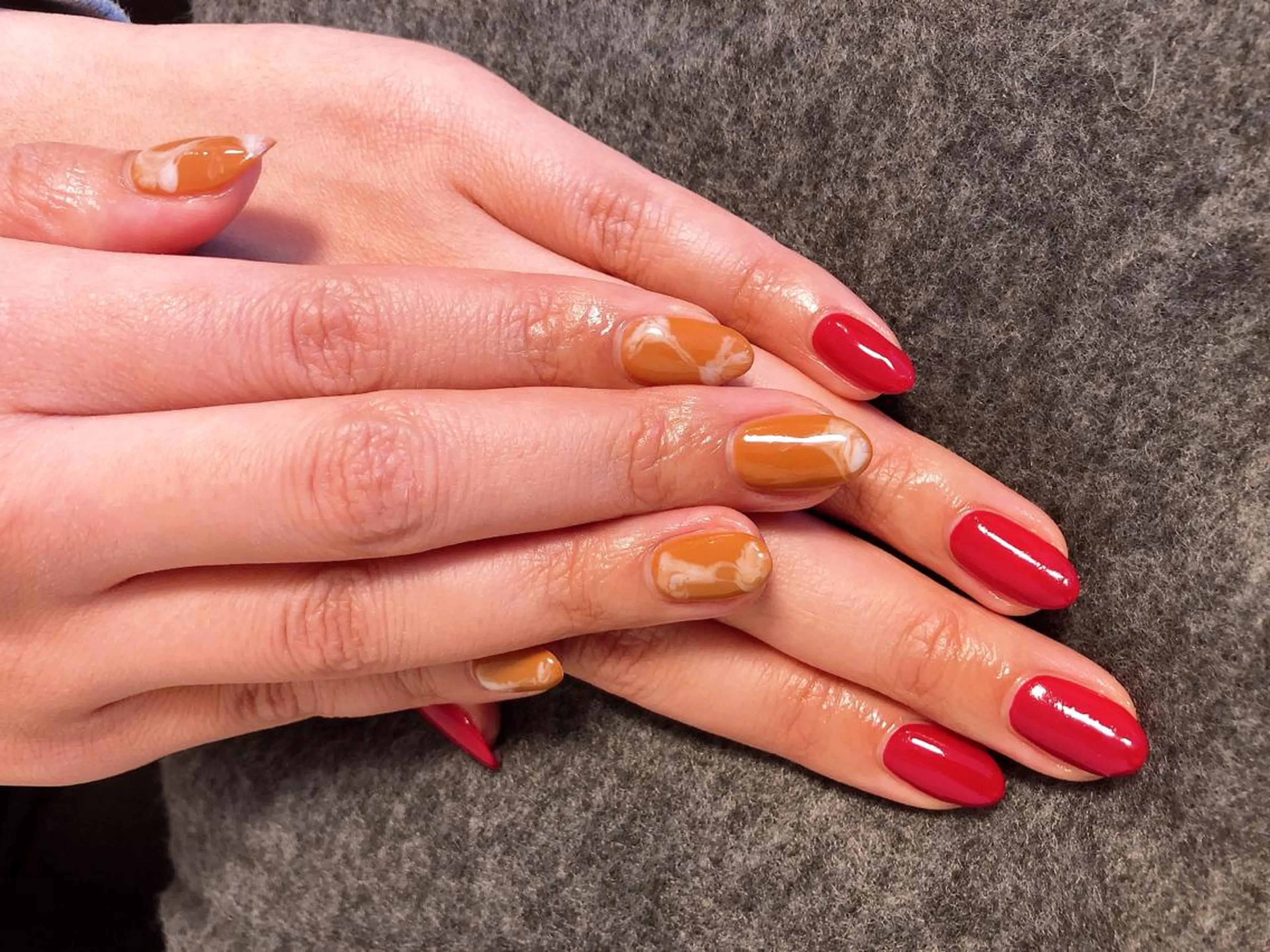 🌟シンプルジェルネイル2カラーまで🆗 ¥4400の写真