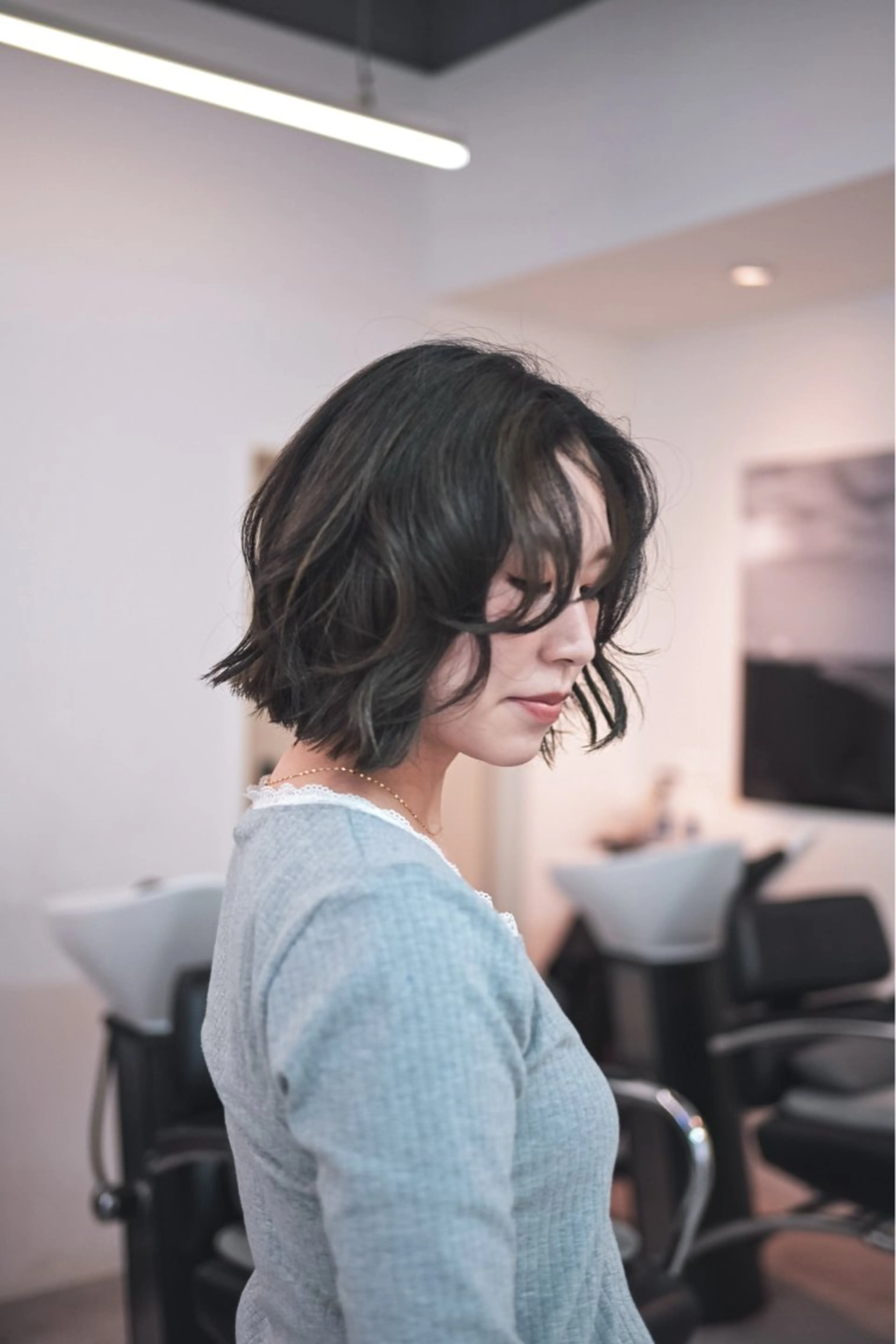 ミディアム カット ヘアカラー トリートメント ちばた/大阪中津 /似合わせたい美容師のヘアスタイル