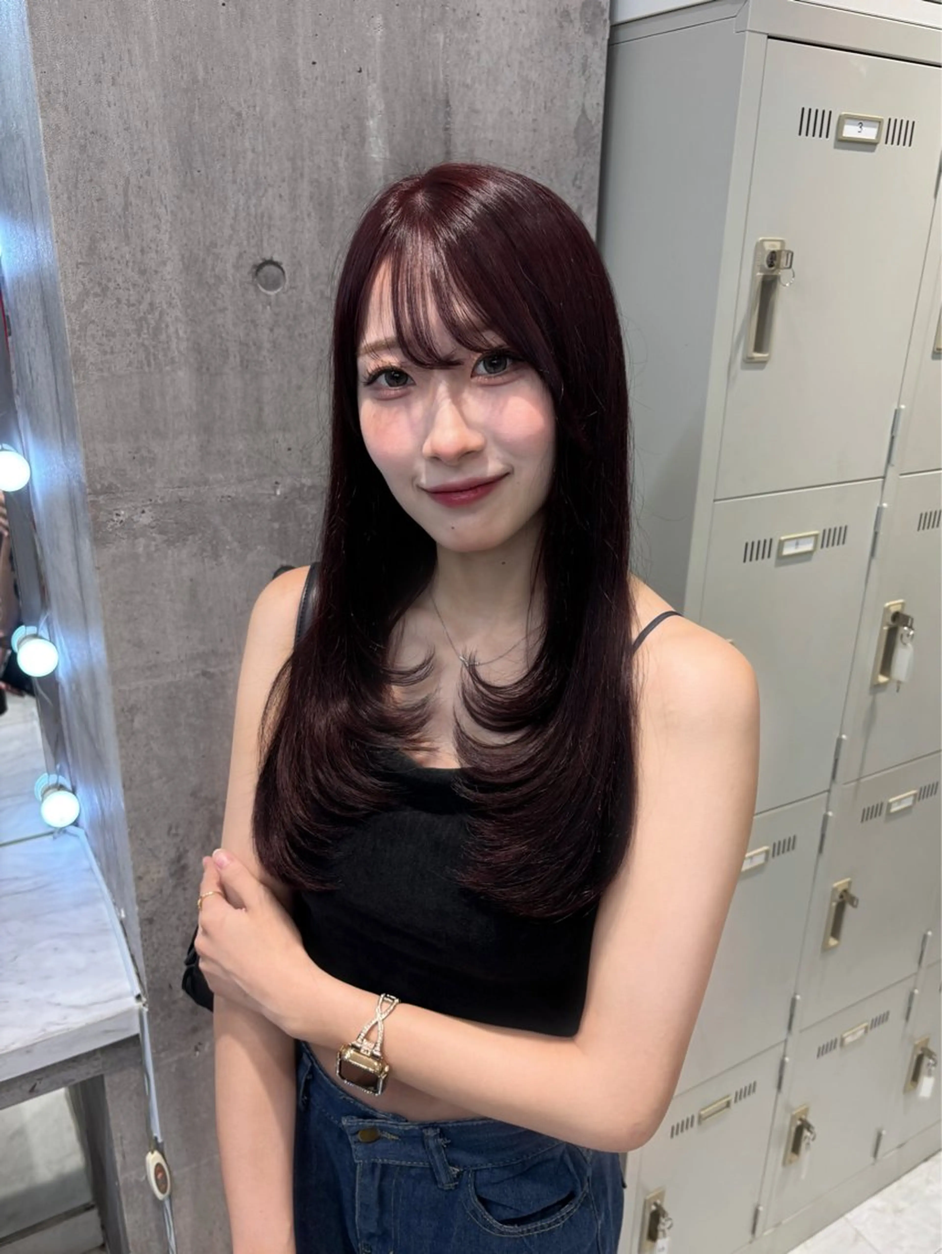 ロング カラー カット トリートメント ハイトーンレイヤー 🦋🌷Shuriのヘアスタイル