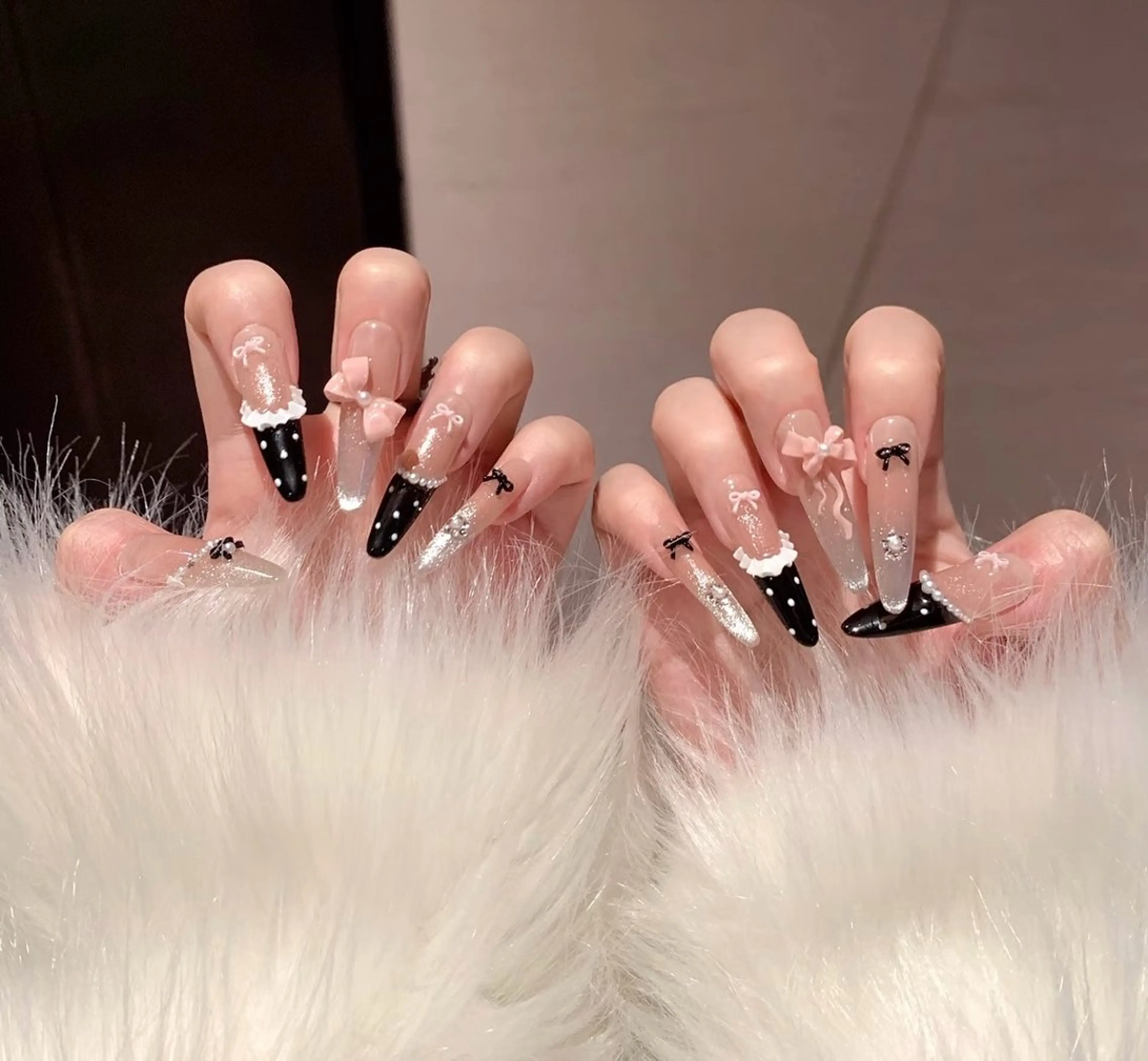 ネイル アートネイル べっ甲ネイル チークネイル 成人式 長さ出し BEAUTY NAIL SALON所属・beautynail Emiのネイルデザイン