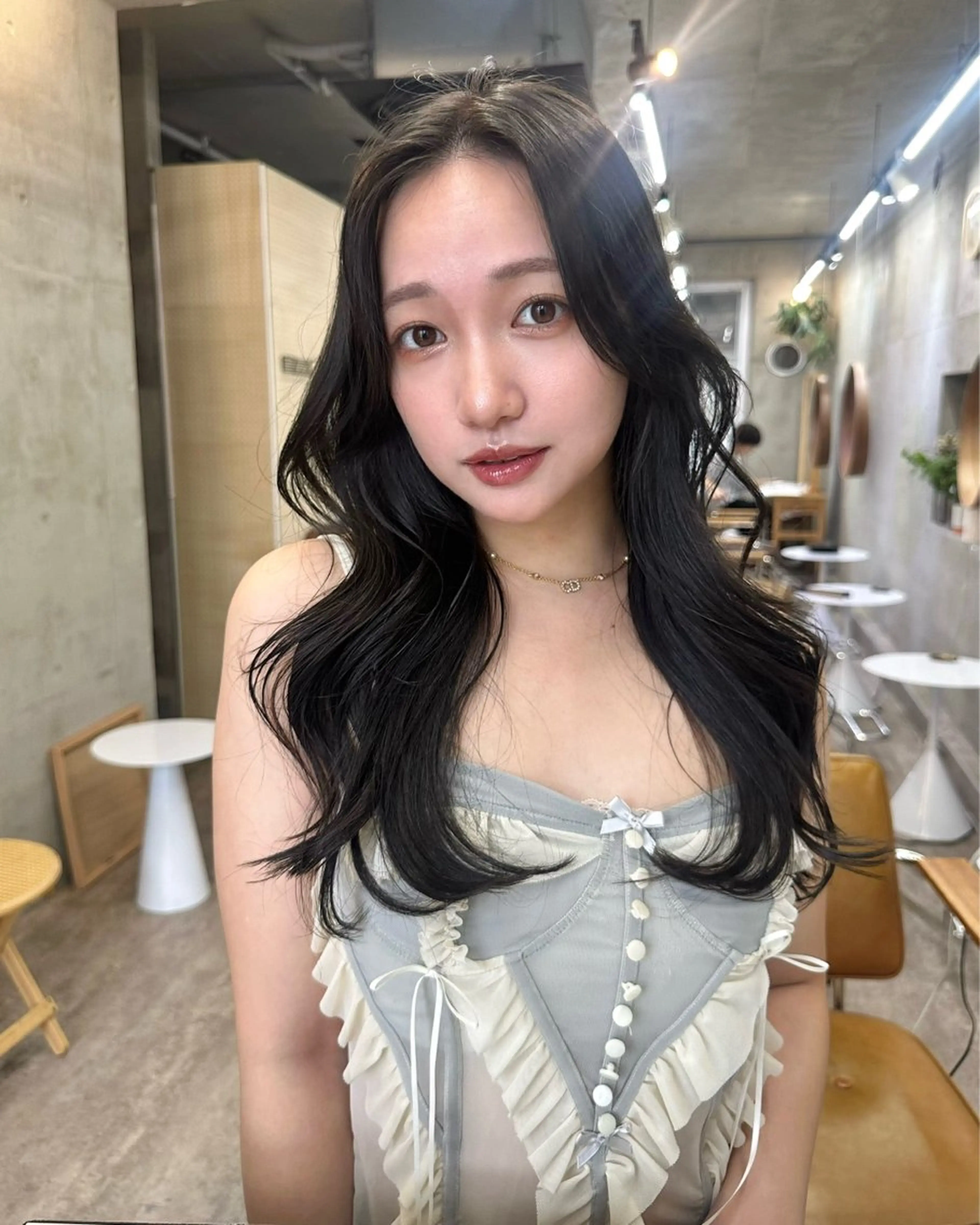 ロング カラー ベージュカラー ブリーチ ブラウンカラー ケアブリーチ グレージュ カット レイヤーカット💫 ／HARUKA🎀のヘアスタイル