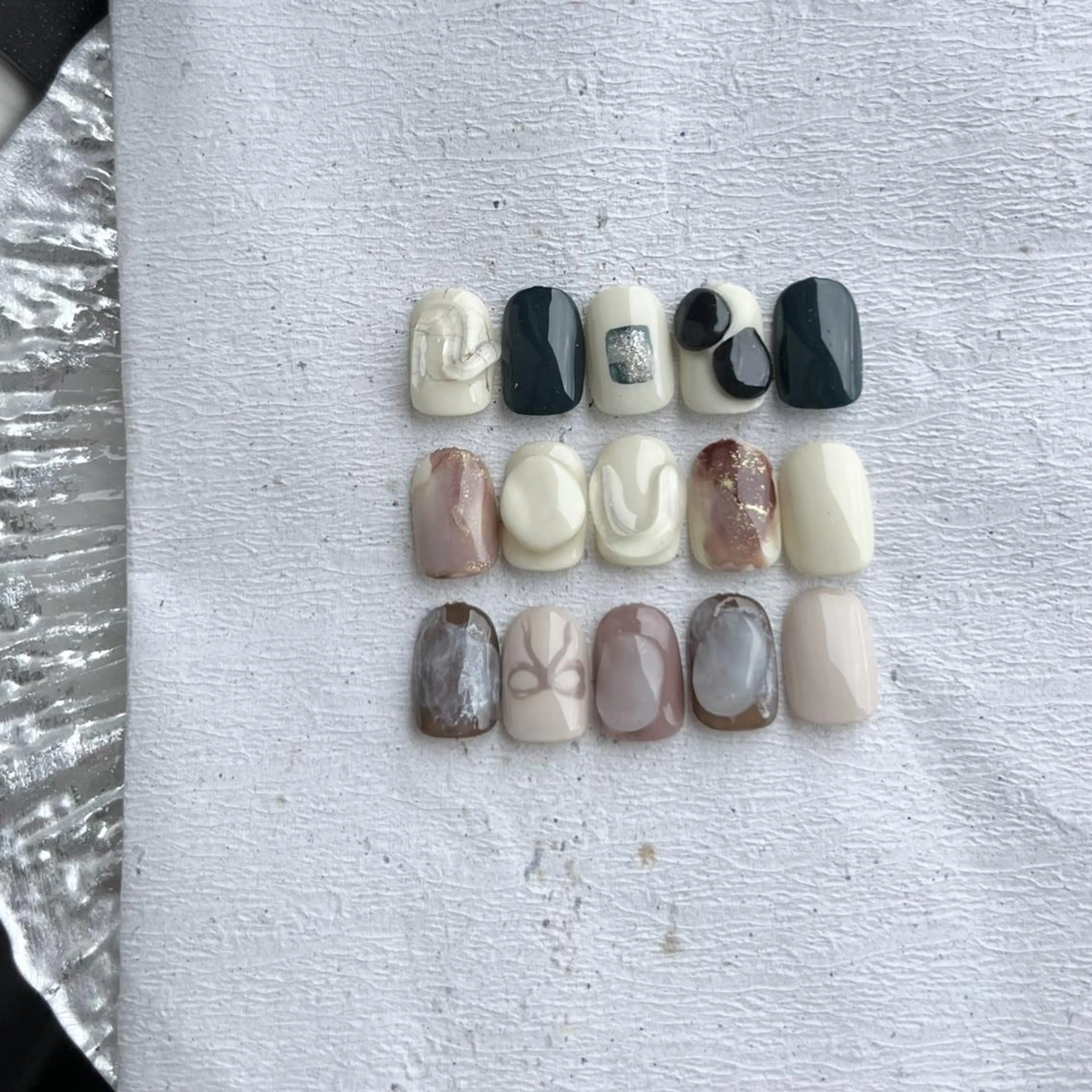 ネイル Ray. ちゅるん系ニュアンスのネイルデザイン