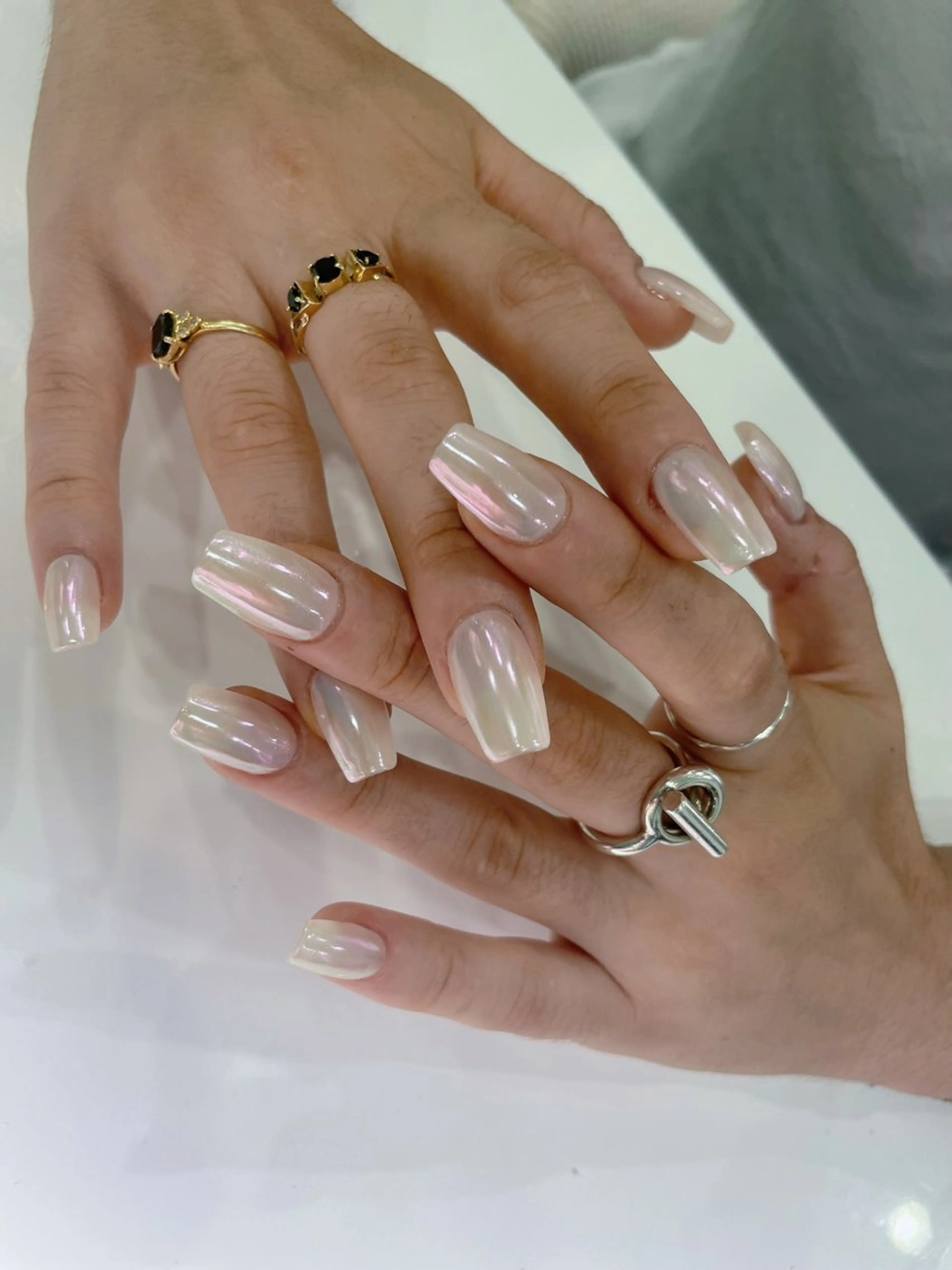 セミロング ネイル スカルプネイル Kaka Nailsのネイルデザイン