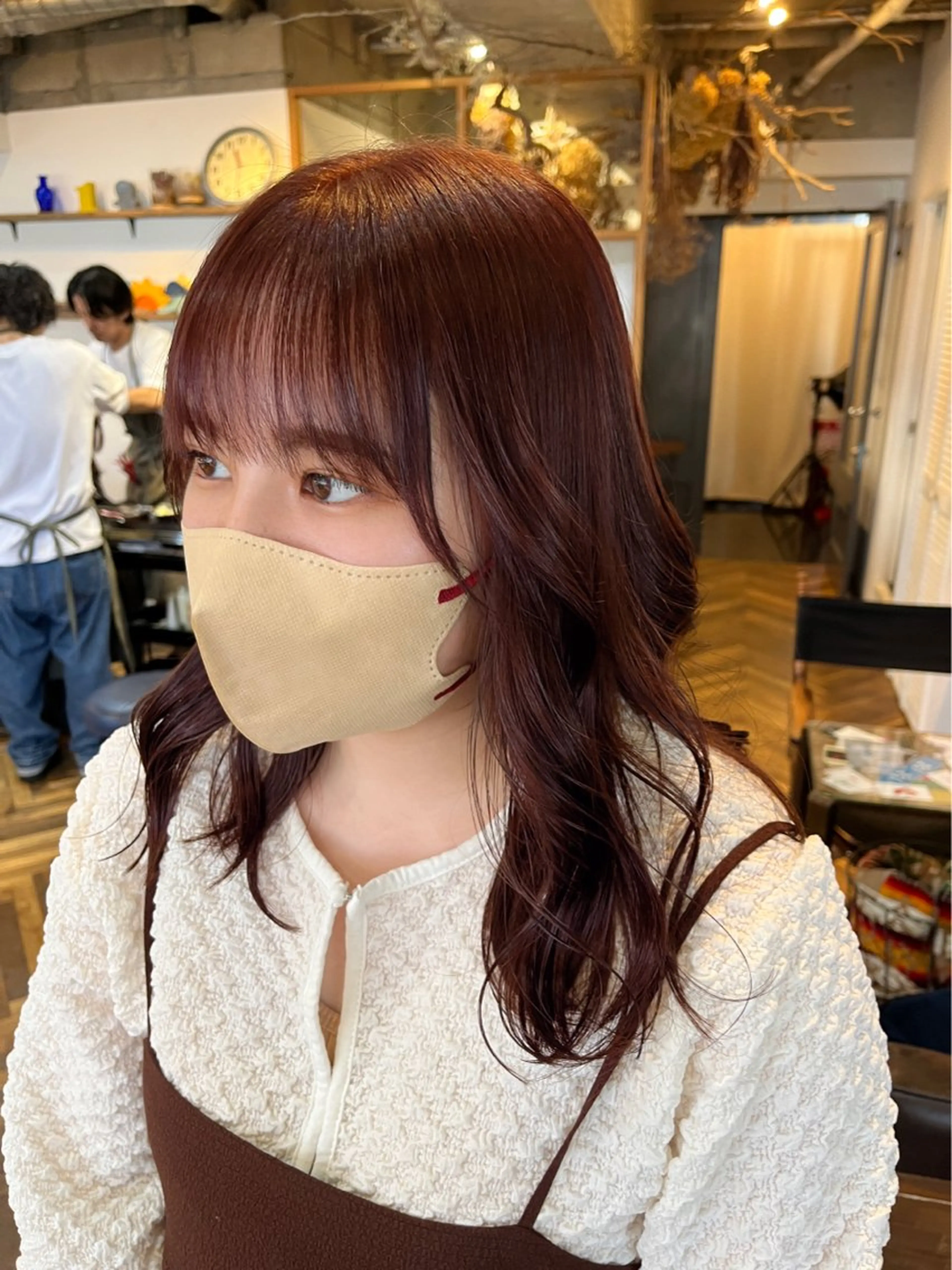 セミロング カラー HOMIE TOKYO所属・sora / 渋谷 / ハイトーンのヘアスタイル