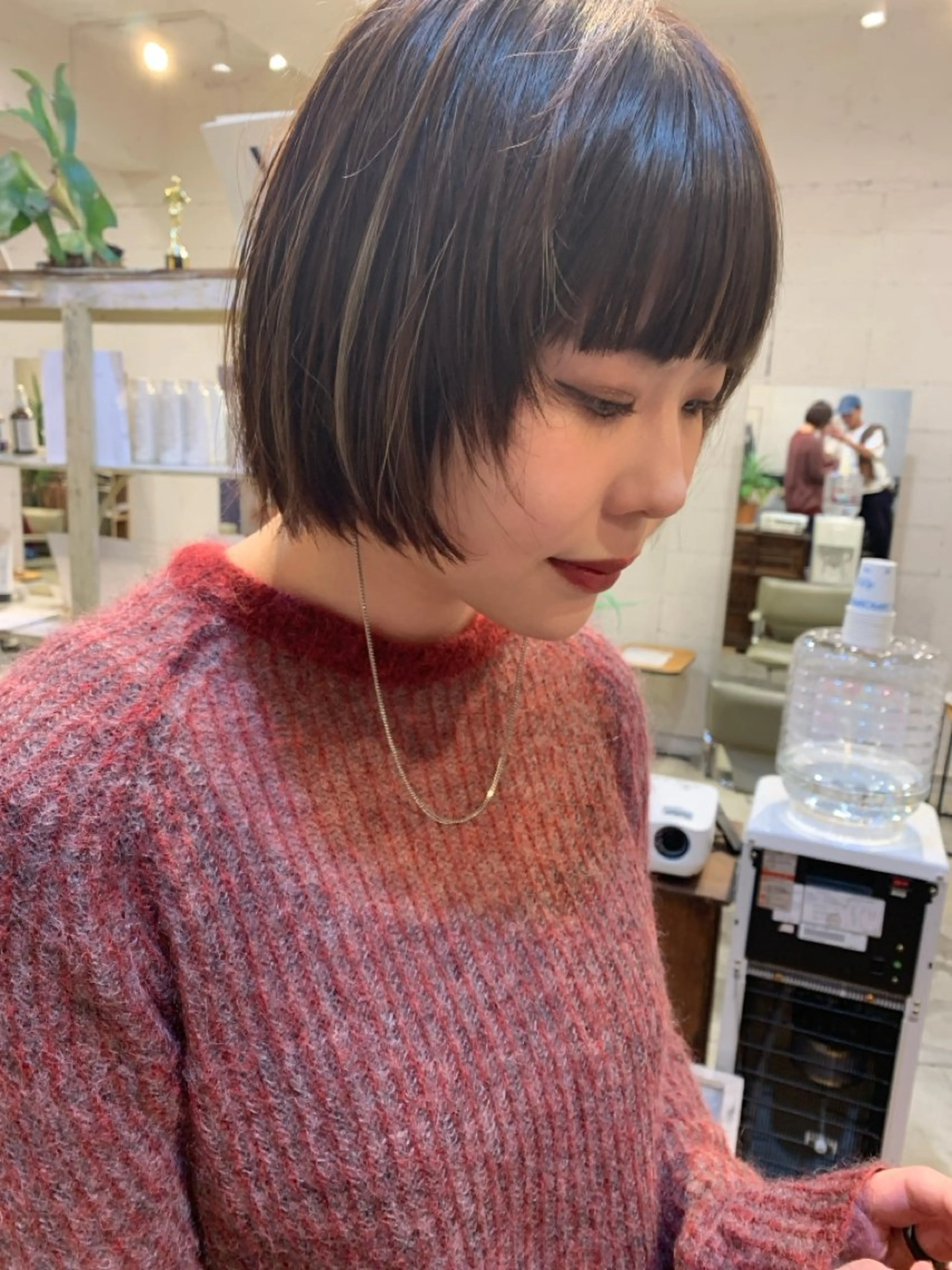 ショート カラー ブラウンカラー オリーブブラウン ボブ 【takk】 ナカヤママサヨシのヘアスタイル