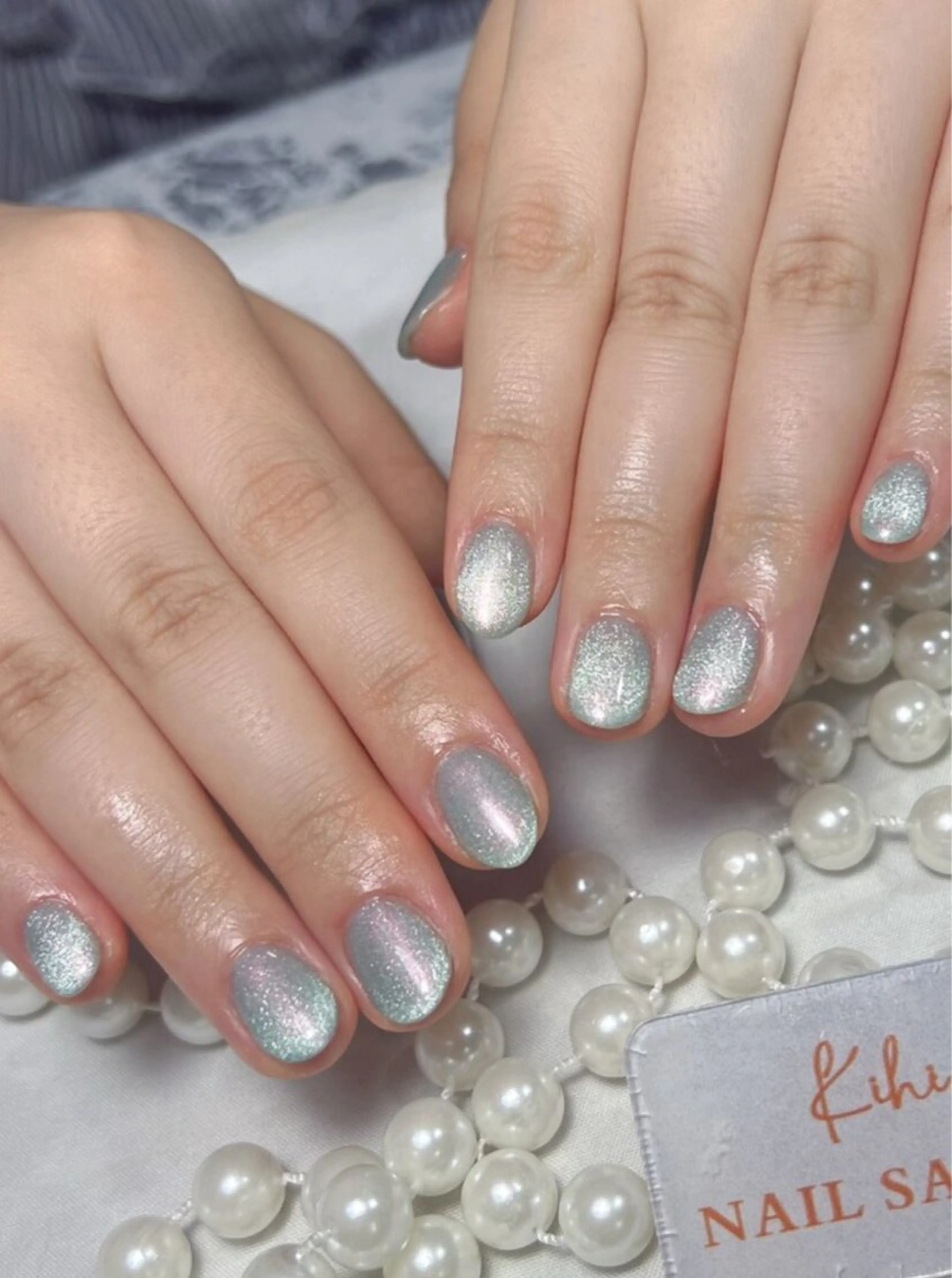 ネイル アートネイル フレンチネイル ジェルネイル グラデーション 韓国ネイル 村中 ハナのネイルデザイン