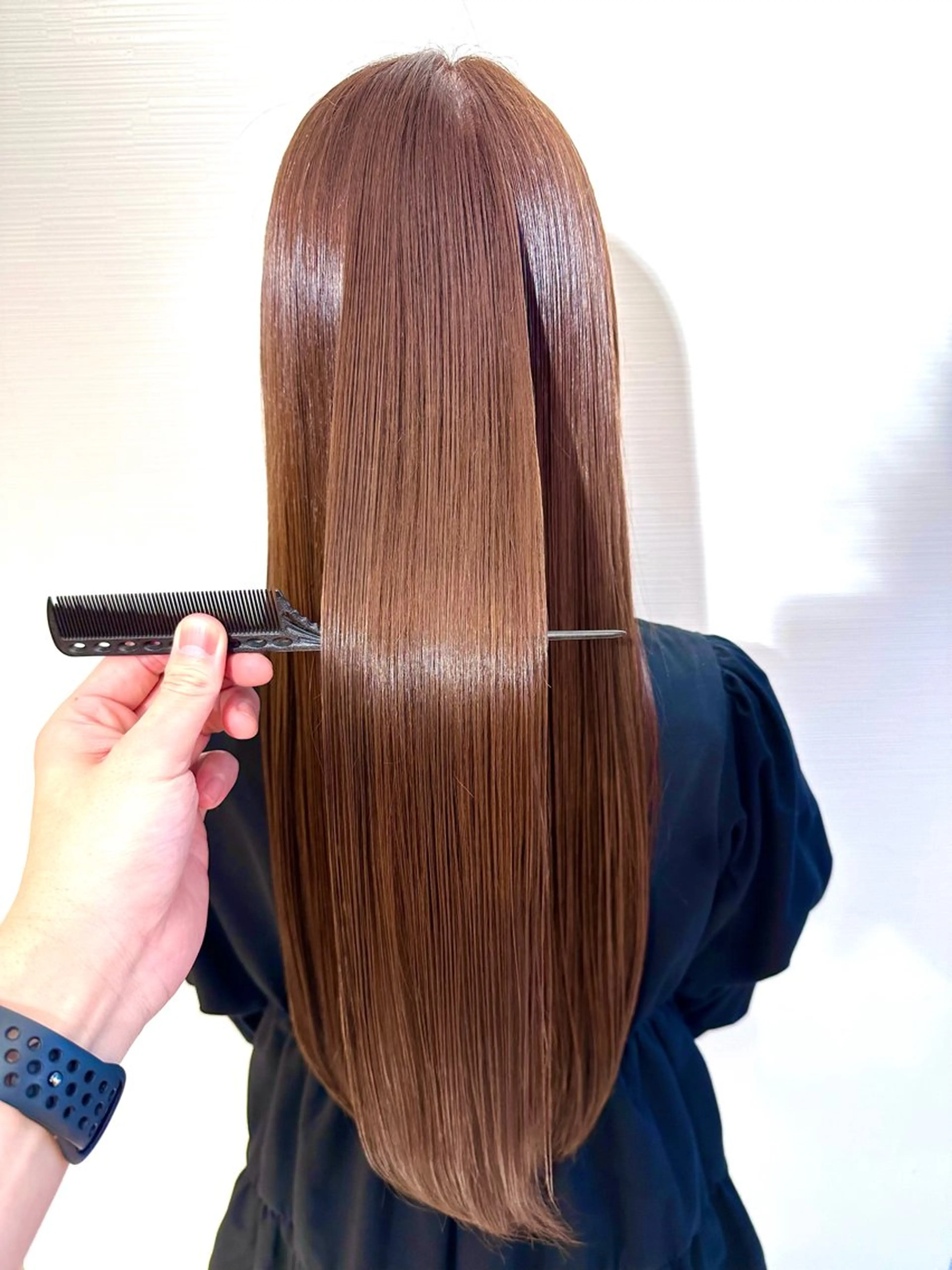 ロング カラー 髪質改善 トリートメント 🌈ハイトーン髪質改 善🌈polon🌟のヘアスタイル