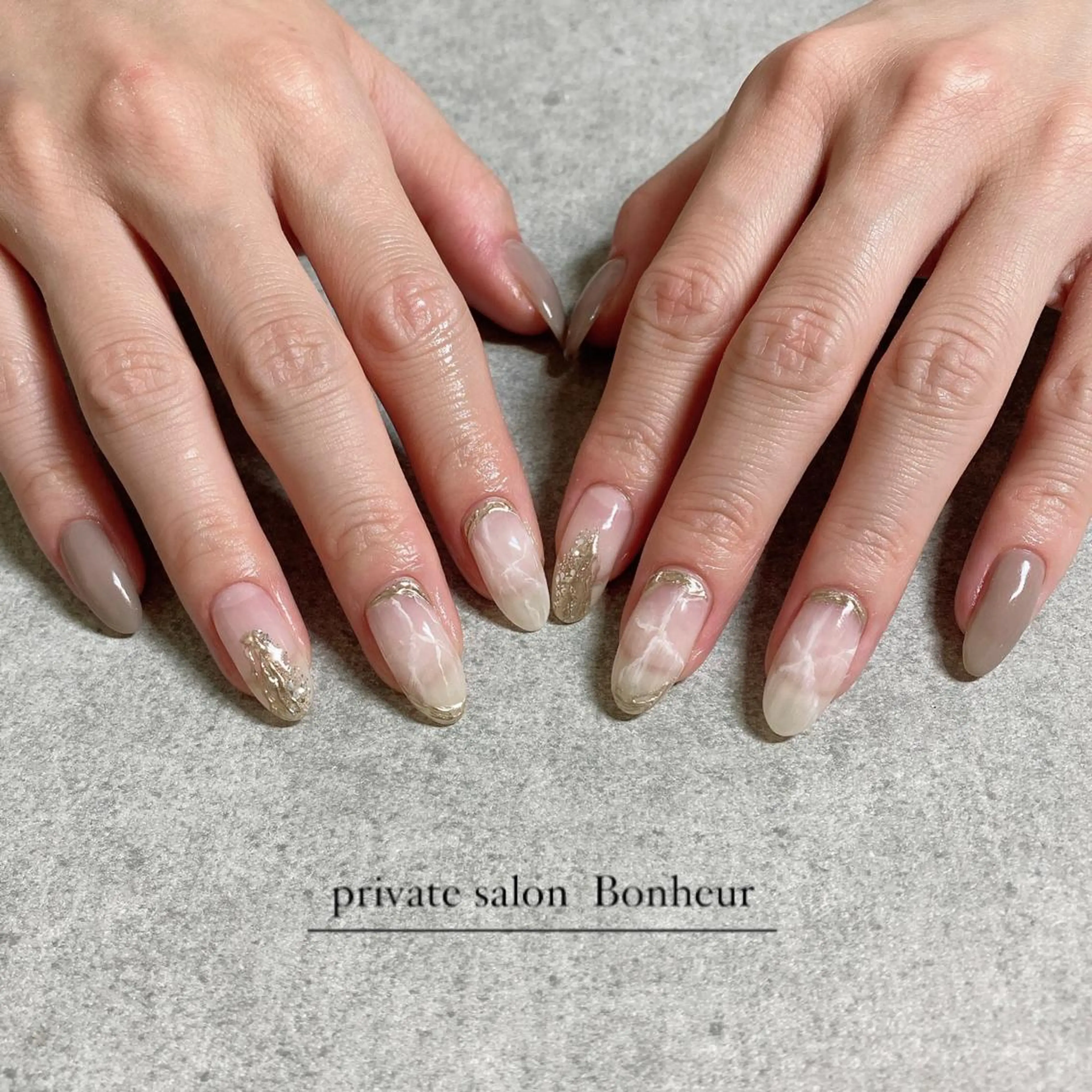 ネイル ハンドネイル BONHEUR Annaのネイルデザイン