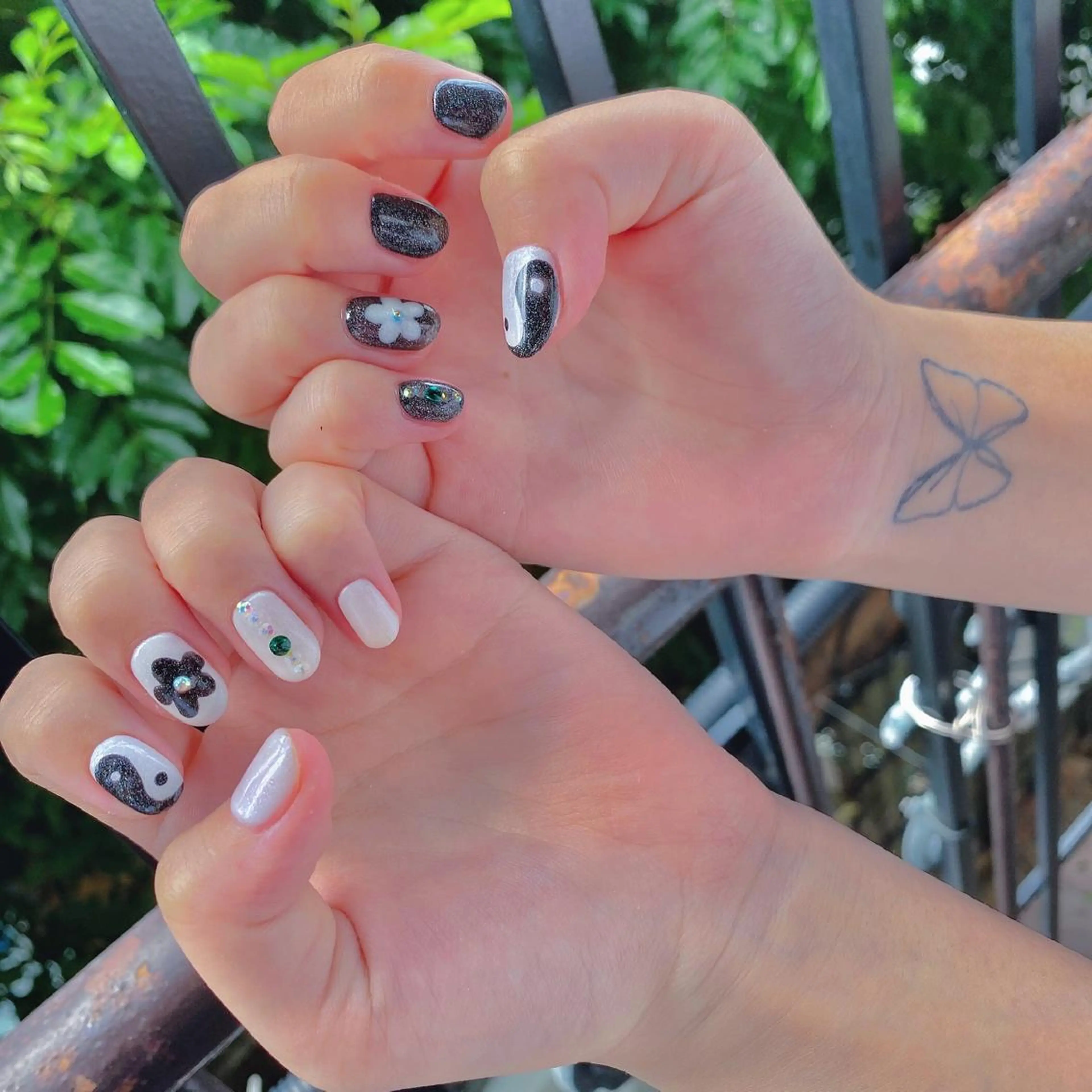 ネイル アートネイル オーロラネイル キラキラネイル ラメ(グリッター) ニュアンスネイル To Me Nail所属・🩵 mei🩵のネイルデザイン