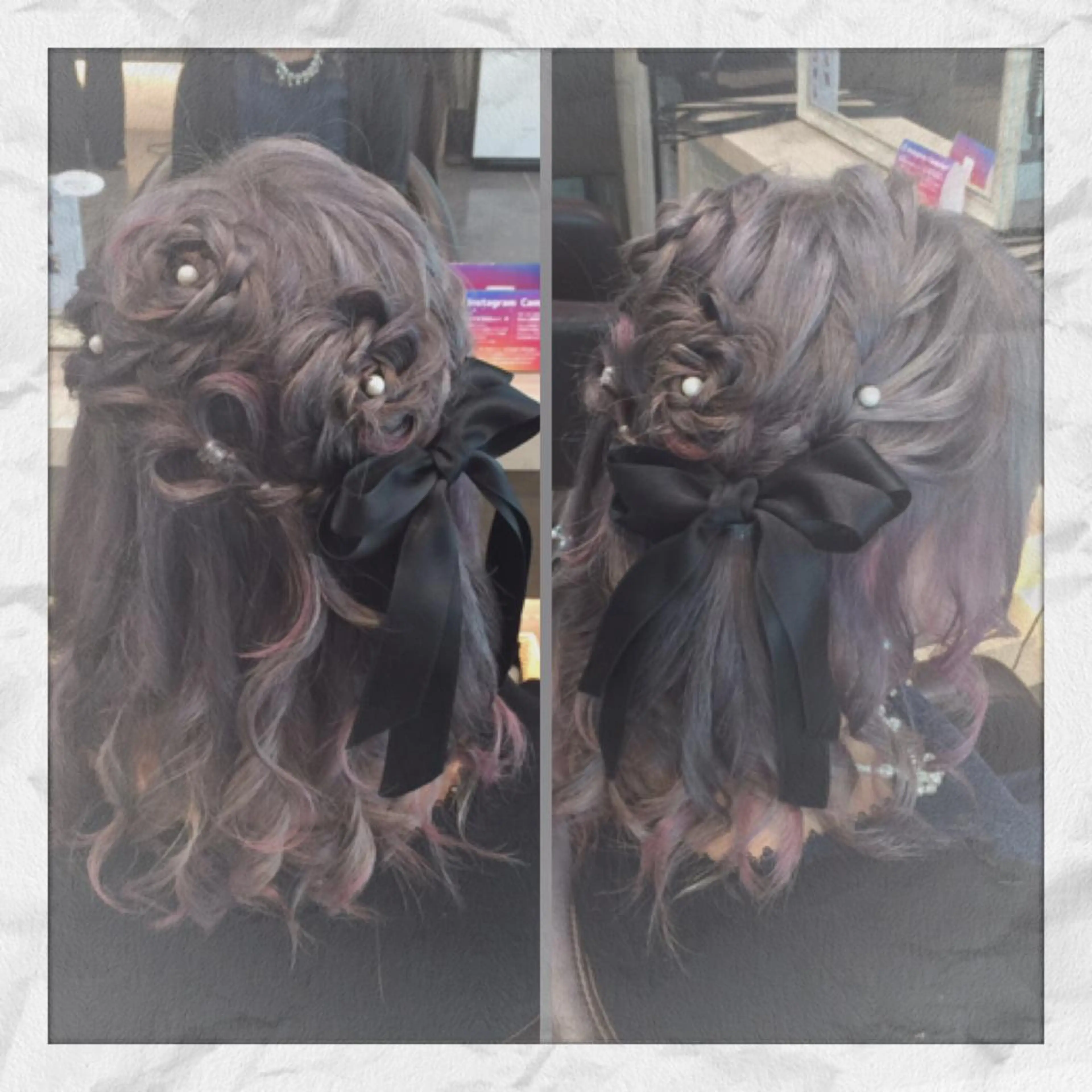 ミディアム ヘアアレンジ ヘアセット ヘアセット/着付け 𓇼 松本 夏美𓇼のヘアスタイル