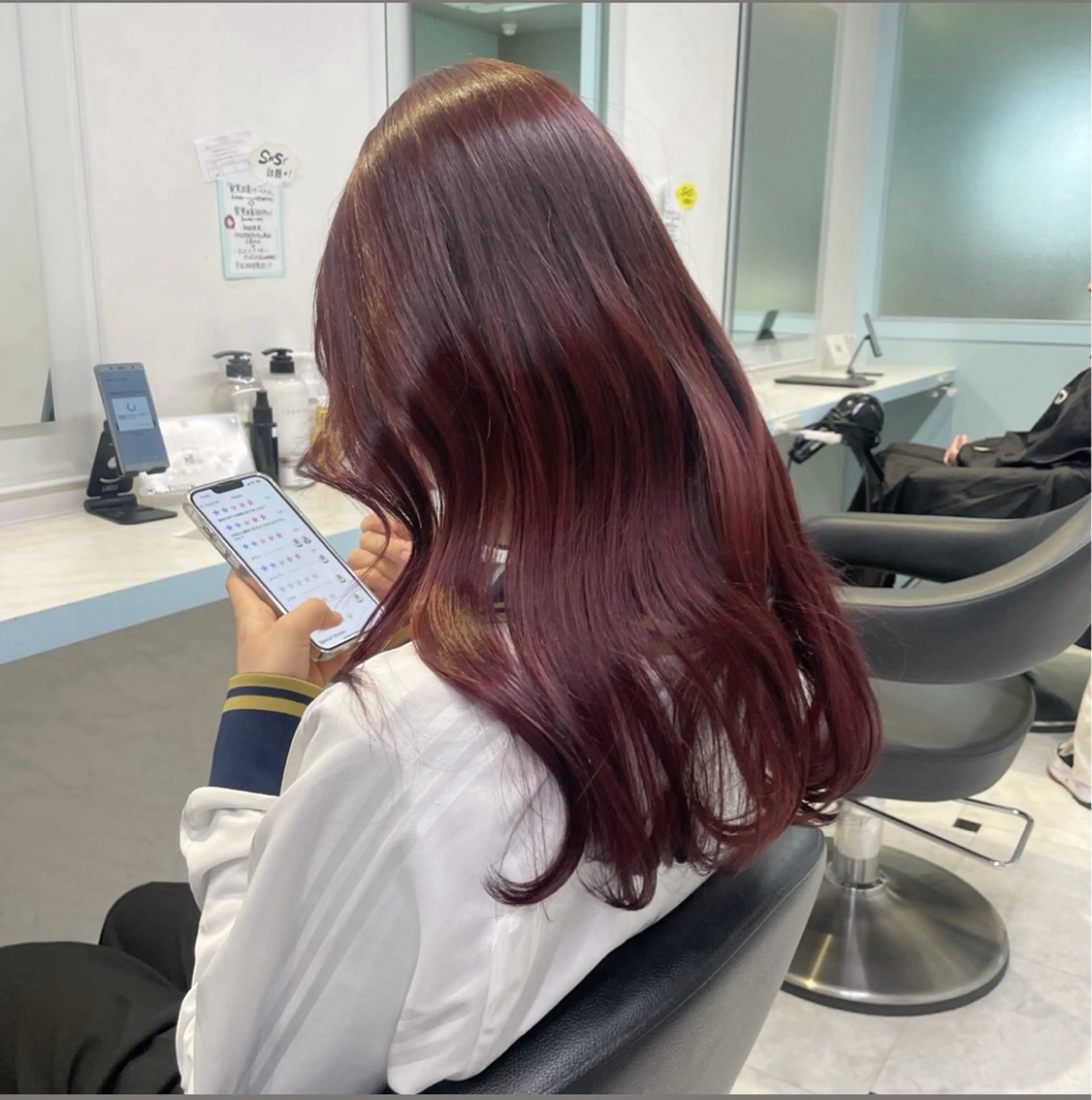 セミロング カラー ヘアカラー Salowin池袋East 店3F所属・【美髪矯正/絹髪】 🎀hinano🎀のヘアスタイル