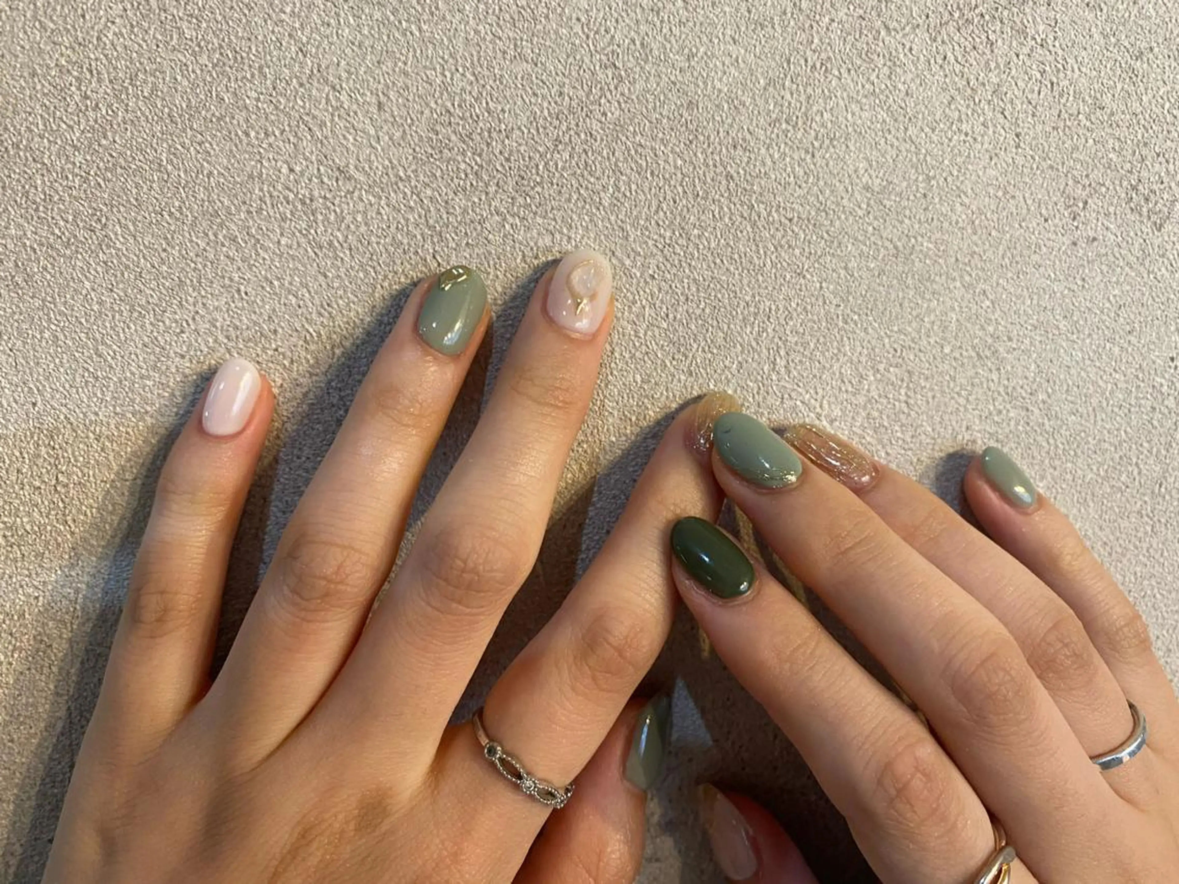 カラー ネイル scre as Etelのネイルデザイン