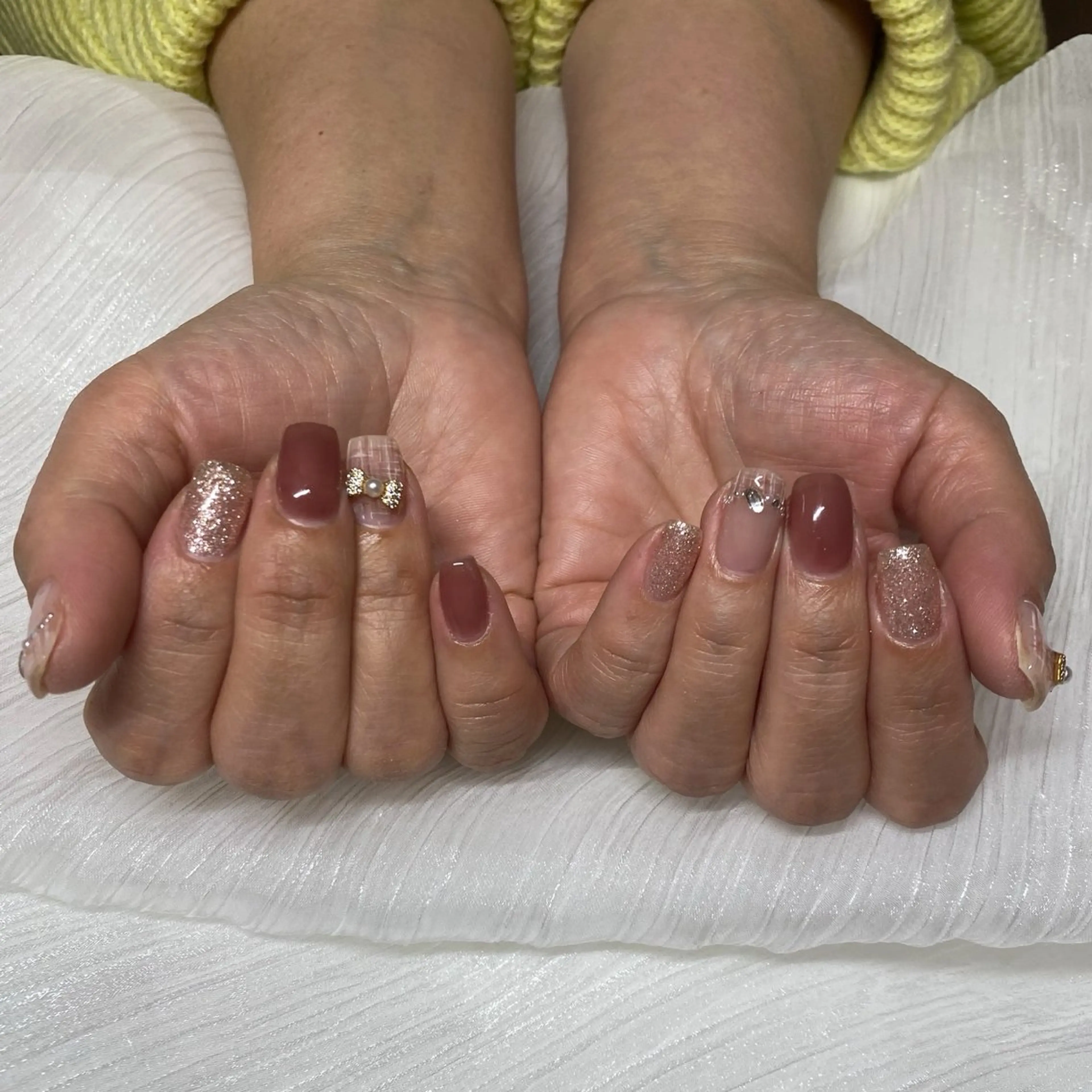 ネイル ツイードネイル ハンドネイル nail salon Hope所属・HOPE 【ホプ】のネイルデザイン