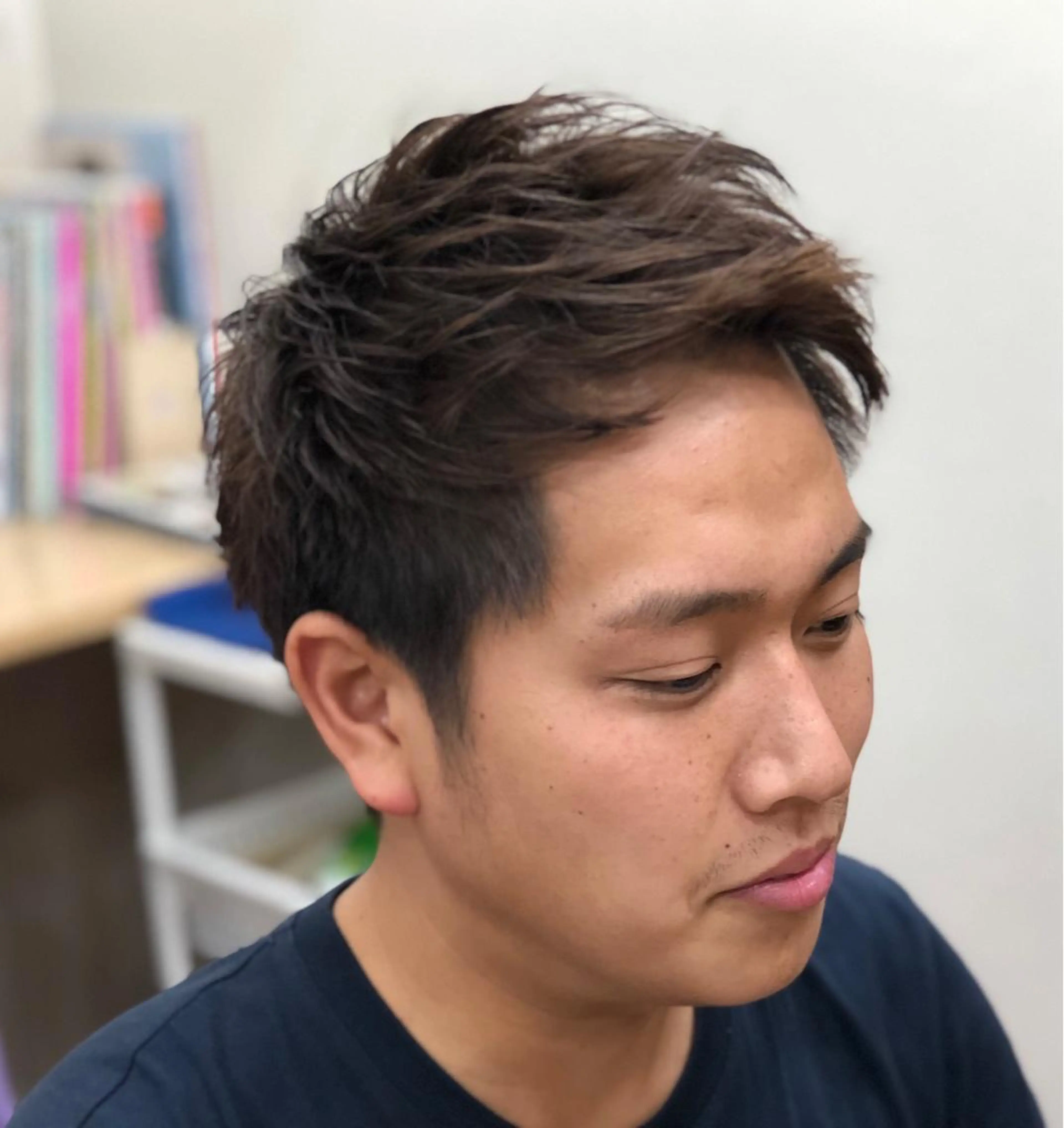 ショート カラー パーマ ヘアアレンジ メンズ キッズ ネイル マツエク・マツパ 髪質改善🇰🇷 レイヤーカット/梅田のヘアスタイル