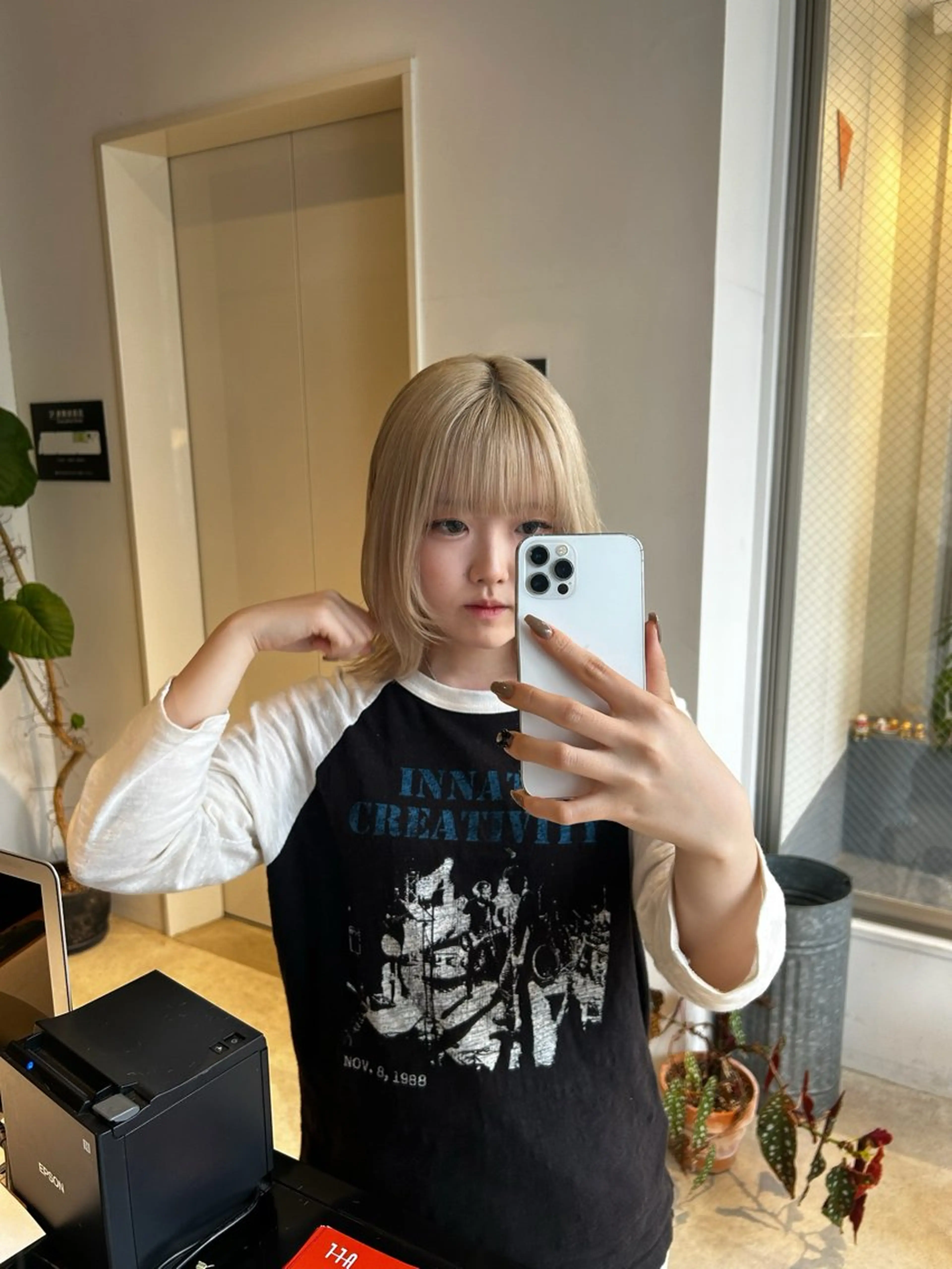 ミディアム レイヤーカット ウルフカット clear of hair LiT所属・ルカ/ レイヤーカット/栄のヘアスタイル