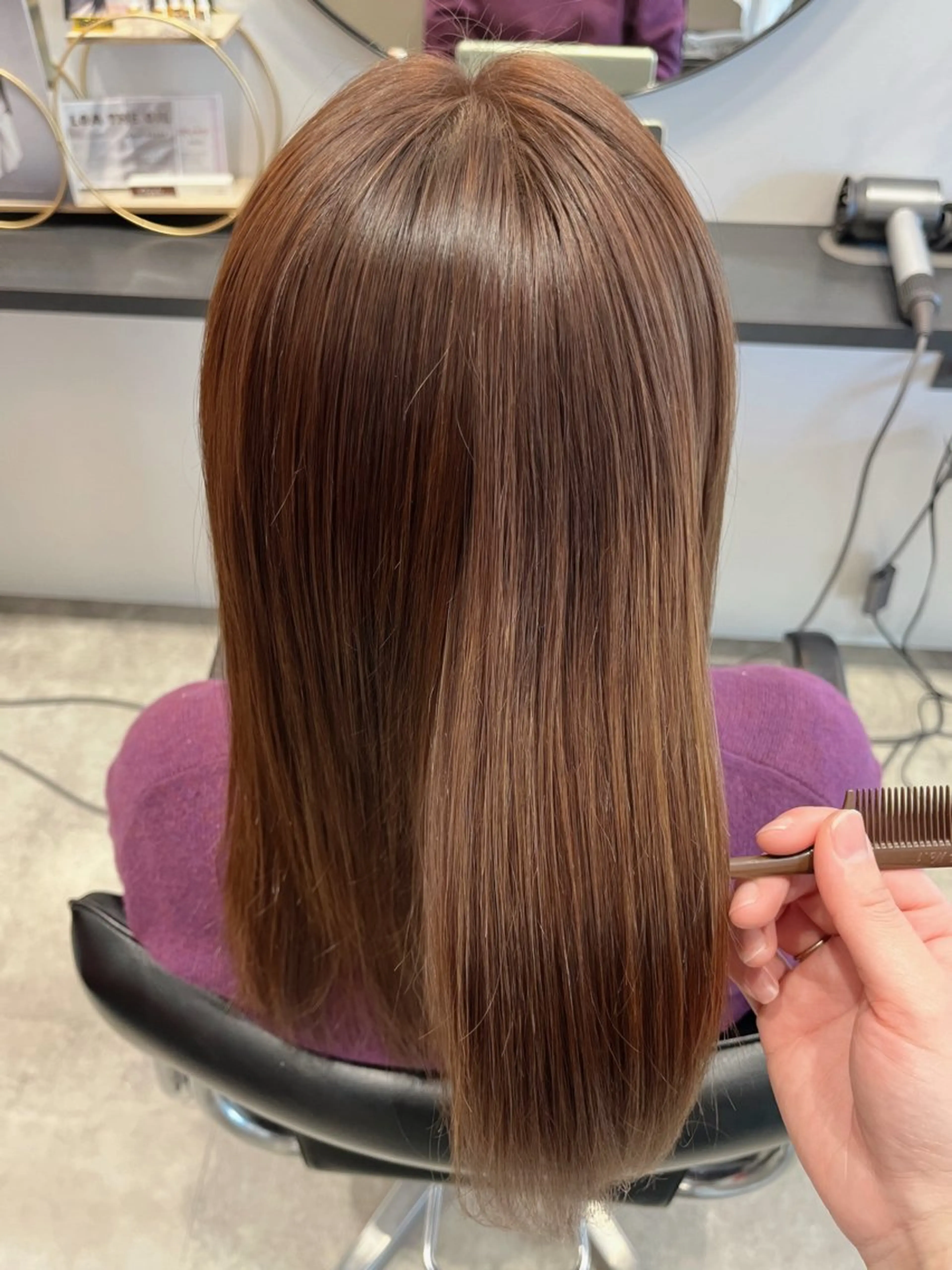 ミディアム 垢抜け/イメチェン color🦩ちあきのヘアスタイル