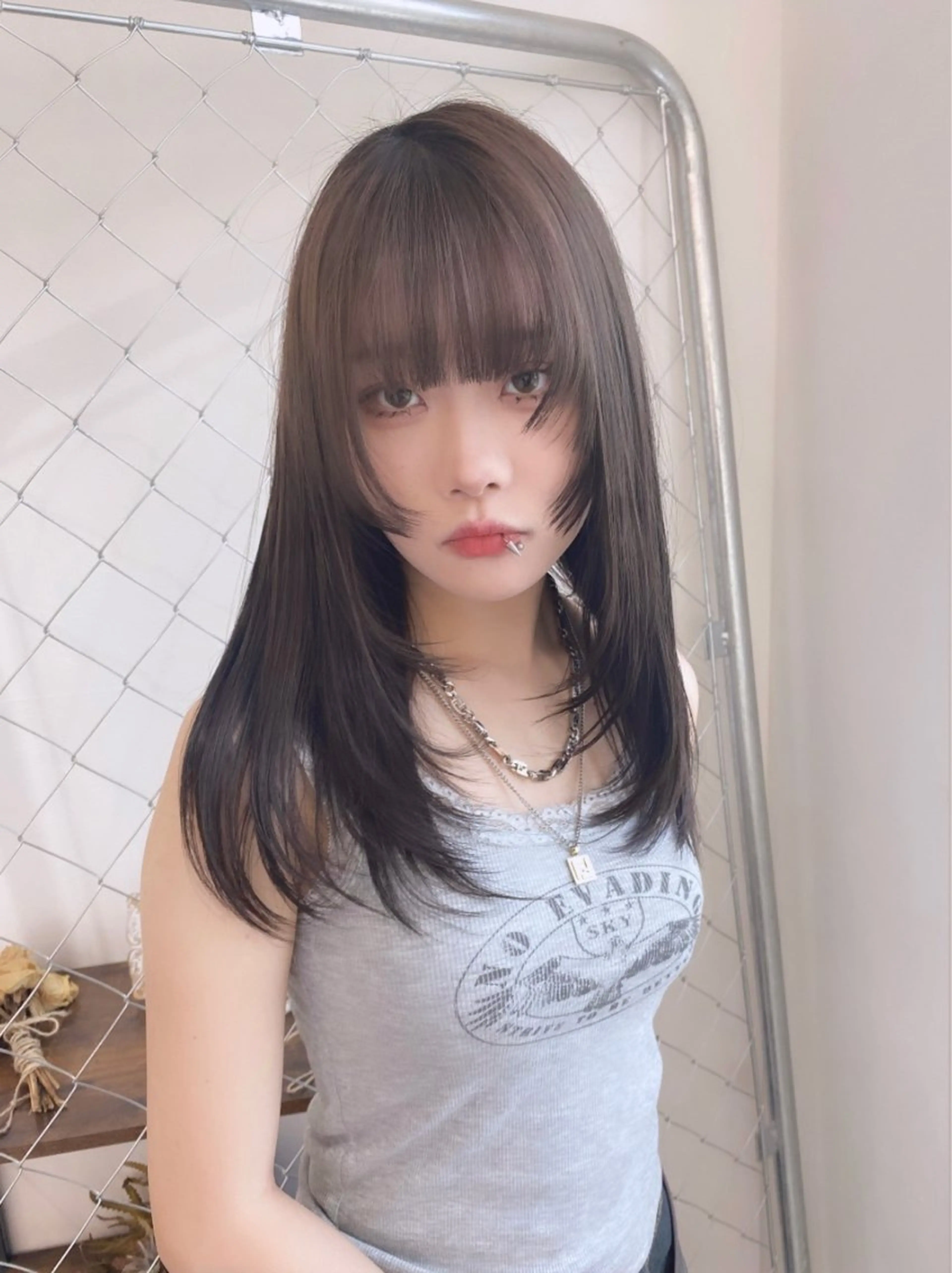 セミロング カラー ヘアアレンジ メンズ SALOWIN所属・ハイトーン美容師 MASATOのヘアスタイル