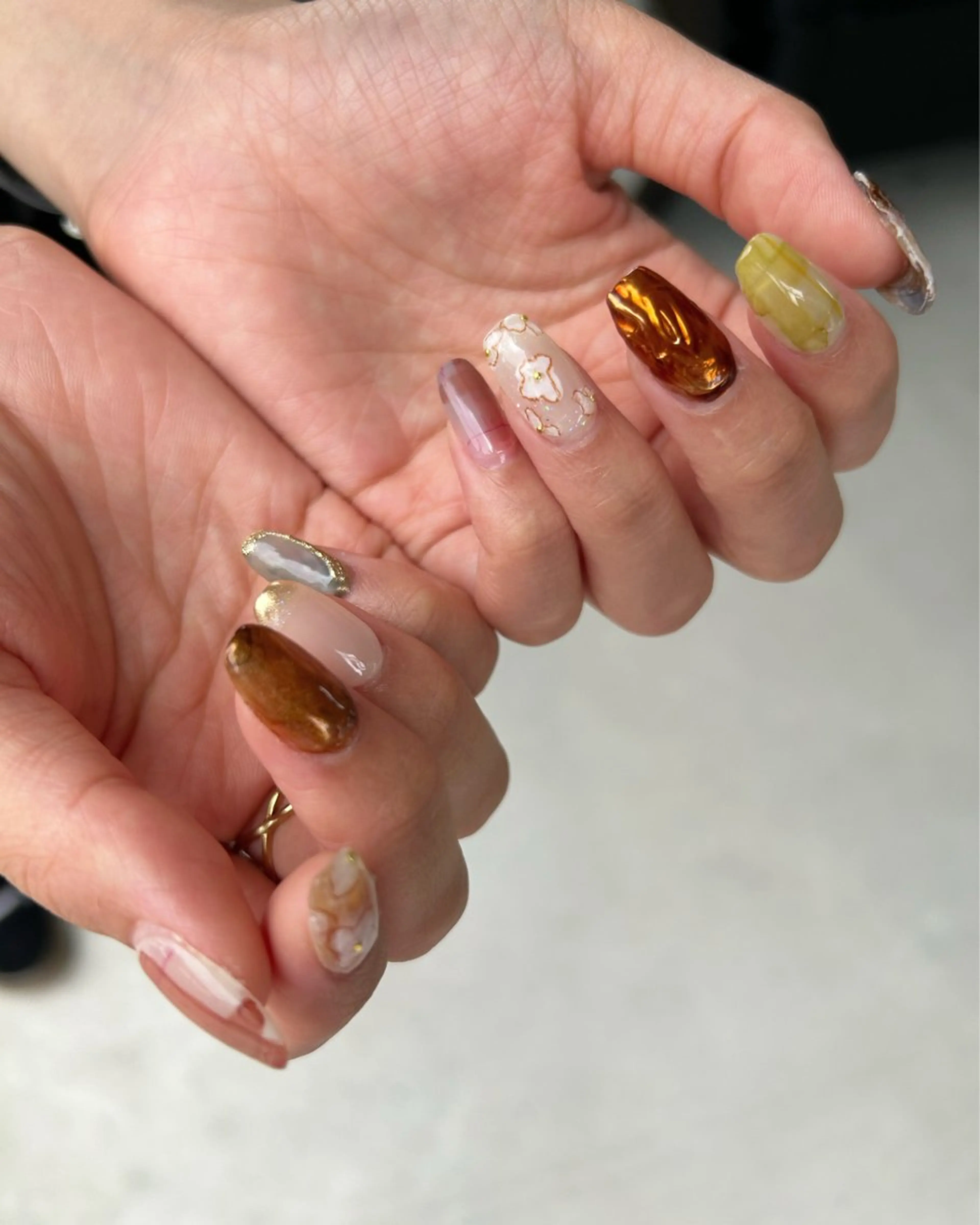 ネイル ハンドネイル takara nail所属・takara射水高岡 マグネット韓国ポップのネイルデザイン