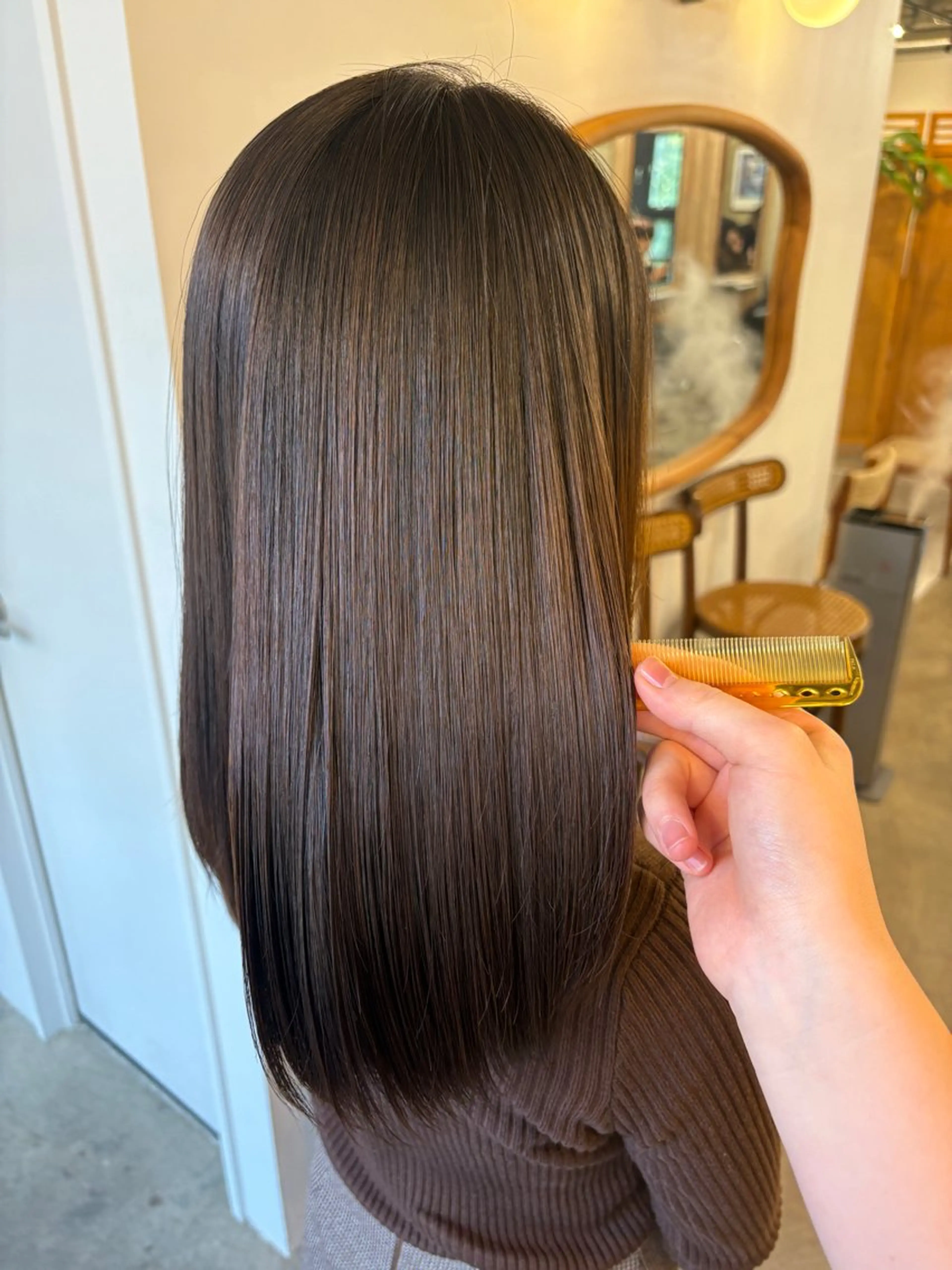 ミディアム 柳瀬 和香奈のヘアスタイル