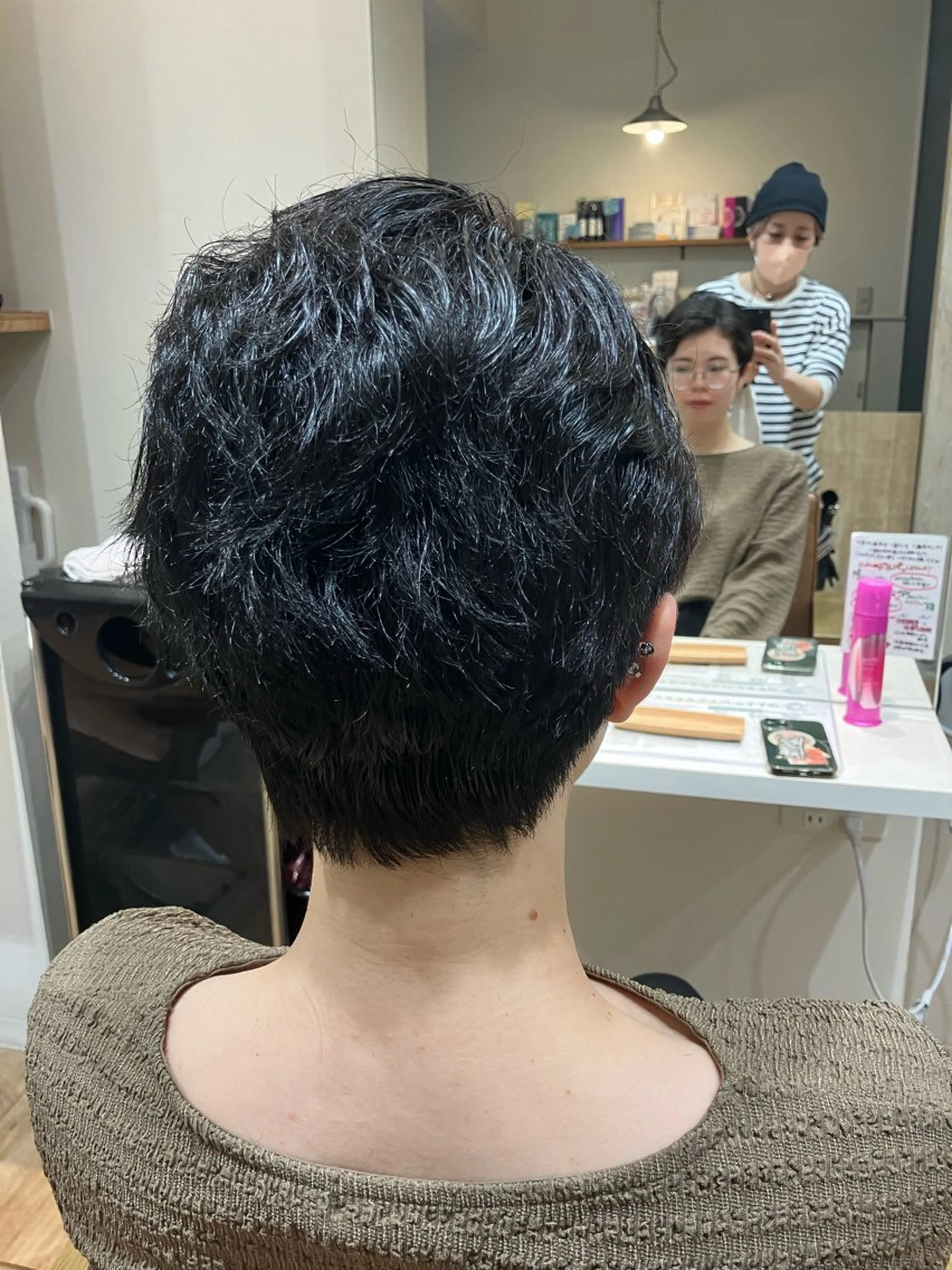 ショート ベリーショート くせ毛 ショートヘア hair trees所属・trife美容師 KAZUMIのヘアスタイル