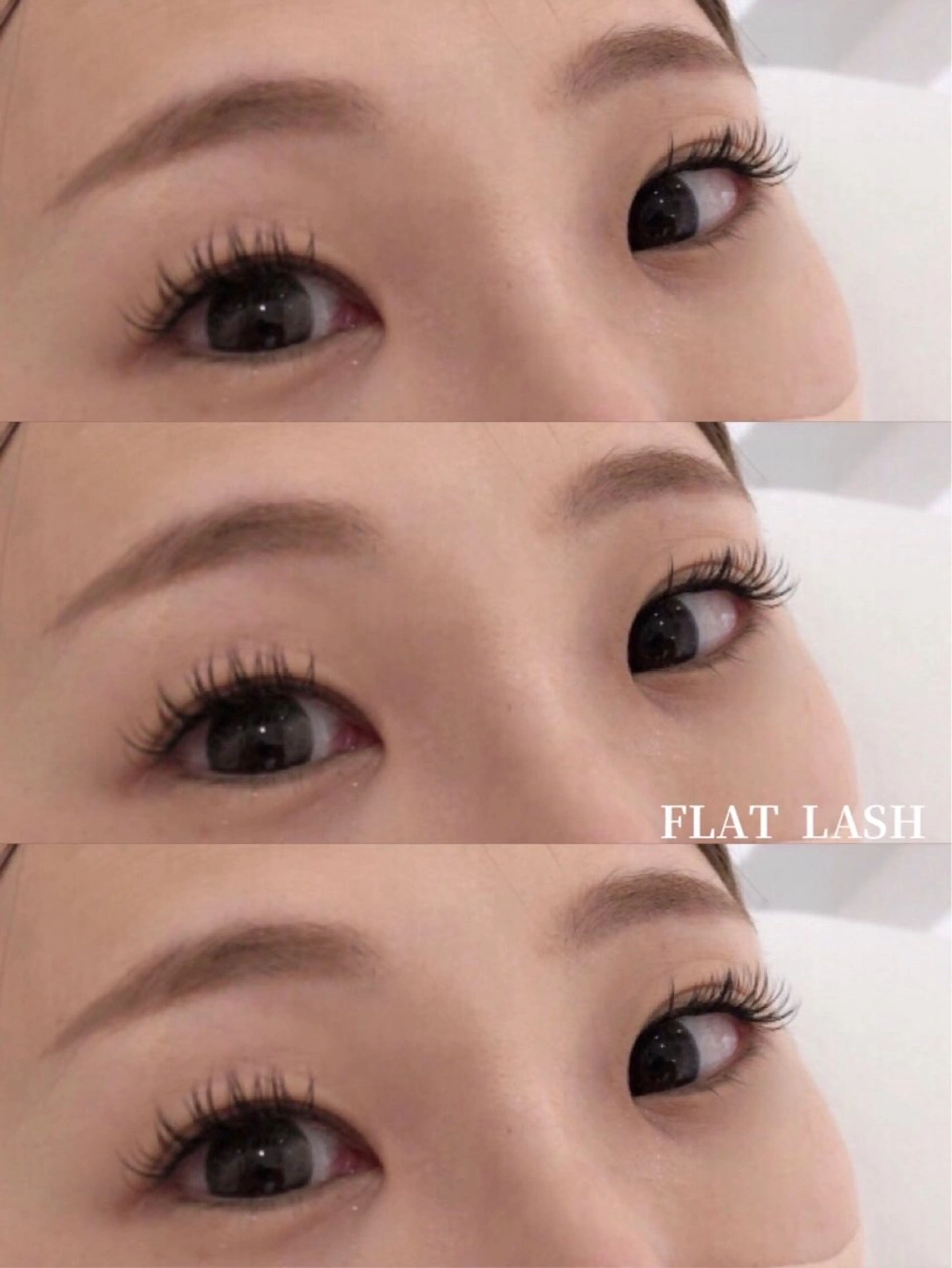 マツエク・マツパ フラットラッシュ Lien eyelashのマツエク・マツパデザイン