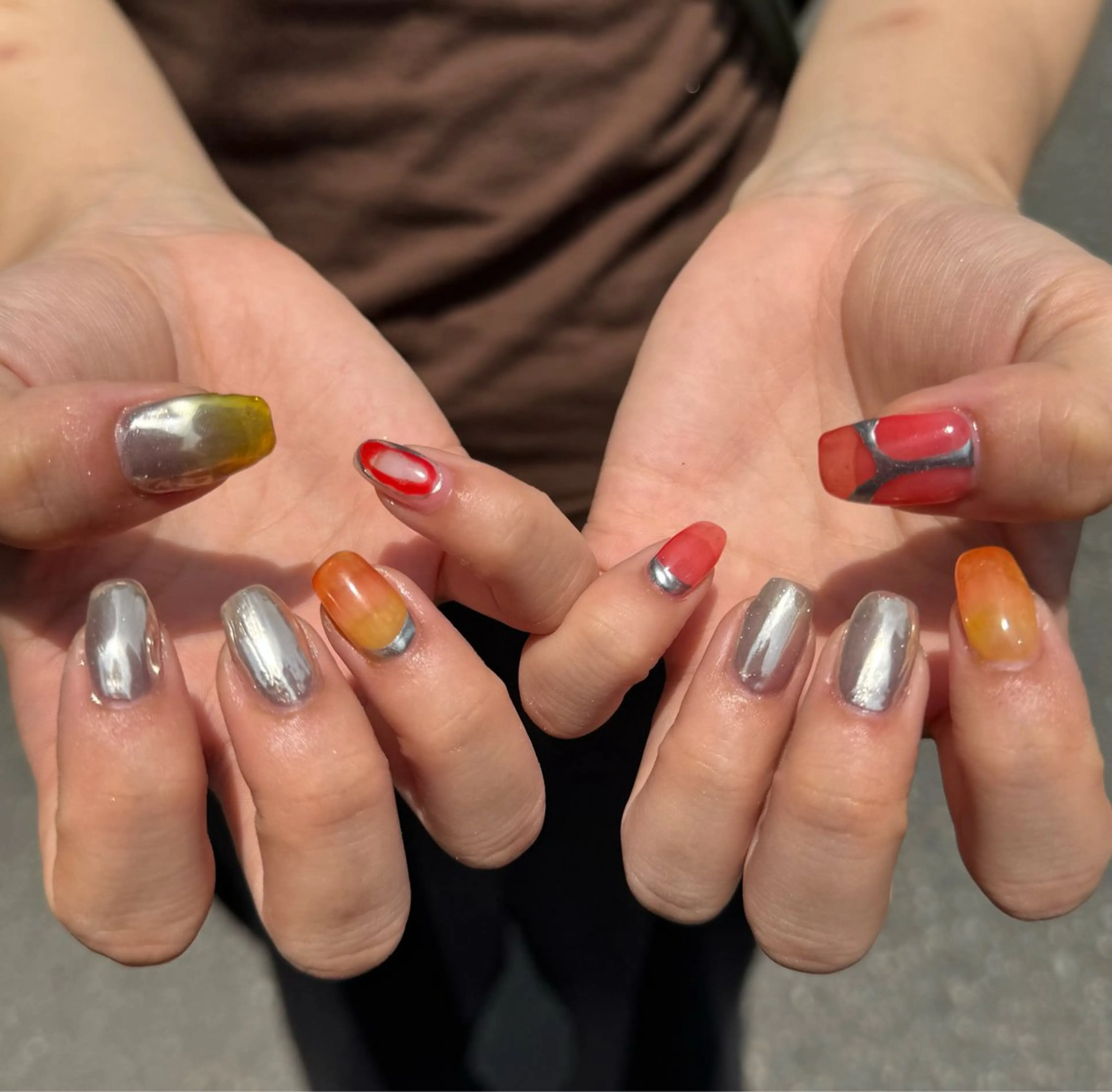 ネイル ハンドネイル フットネイル MITSUKI🪡 海外/個性派/ロングのネイルデザイン