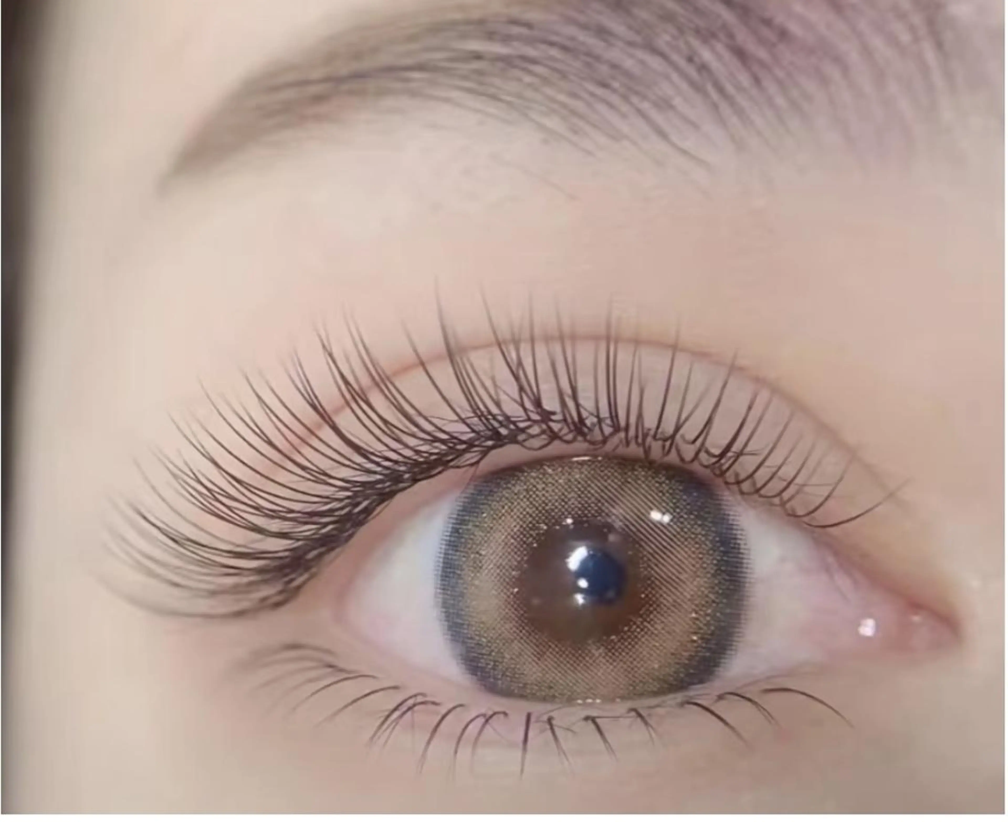 マツエク・マツパ フラットラッシュ セーブル 🍑Nail&Eye SAKURAのネイルデザイン