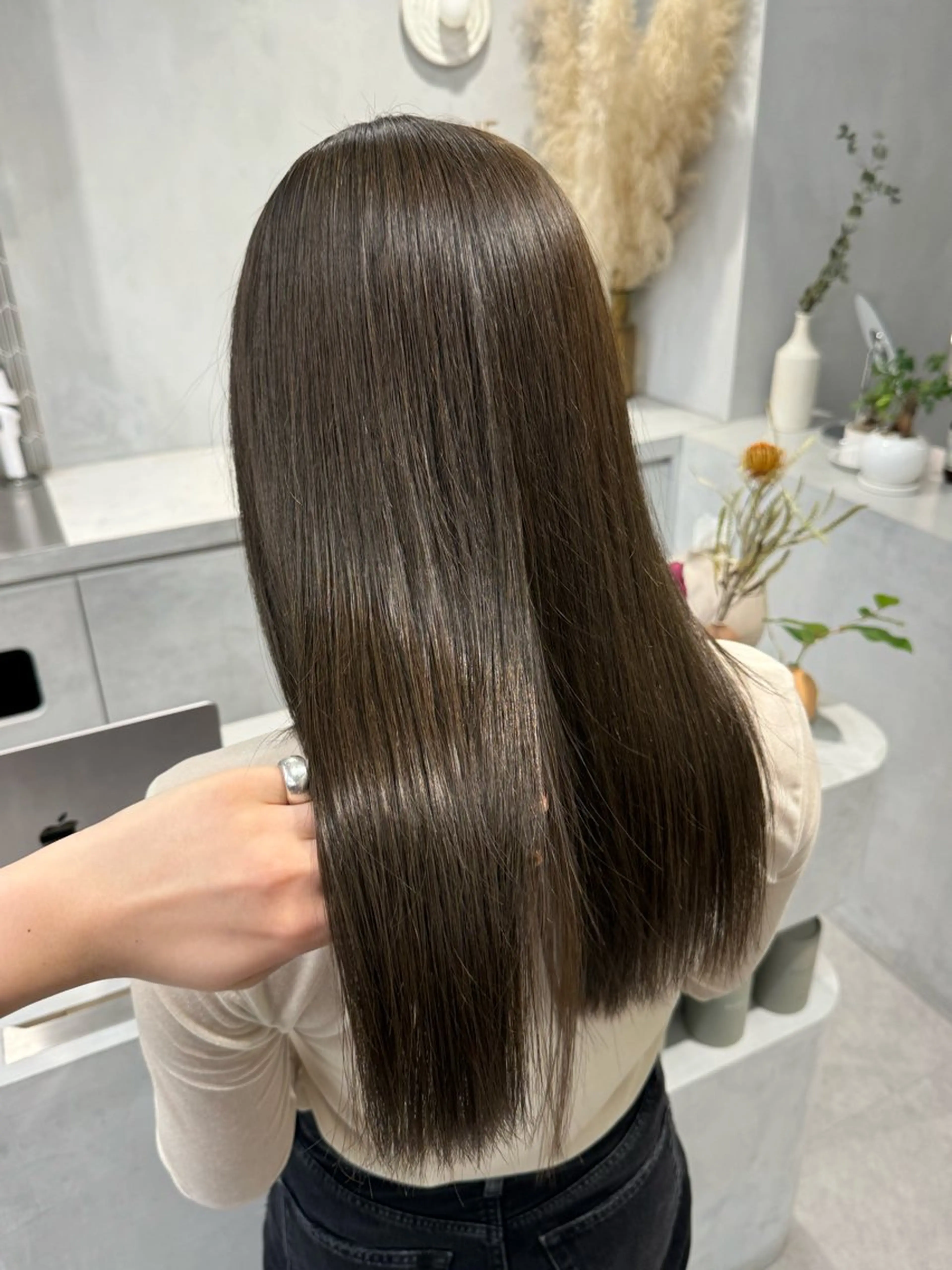 🫧1.2月限定メニュー🫧‪【艶髪ストレートパーマ+毛先ワンカールデジタルパーマ+ナプラトリートメント+クイックスパ】の写真