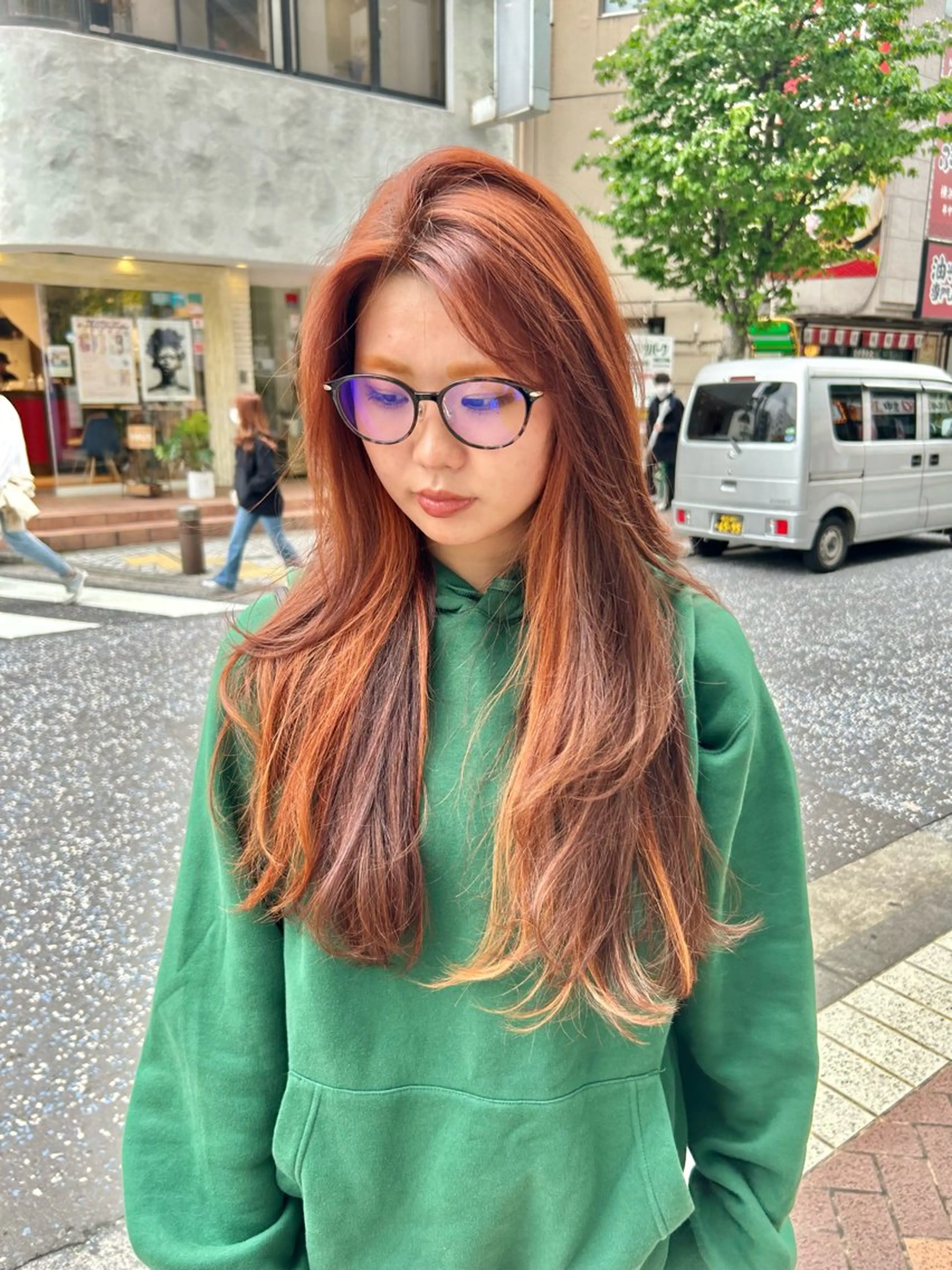 ロング カット ヘアカラー トリートメント 🩵縮毛矯正/ブリー チ/髪質改善/いつかのヘアスタイル