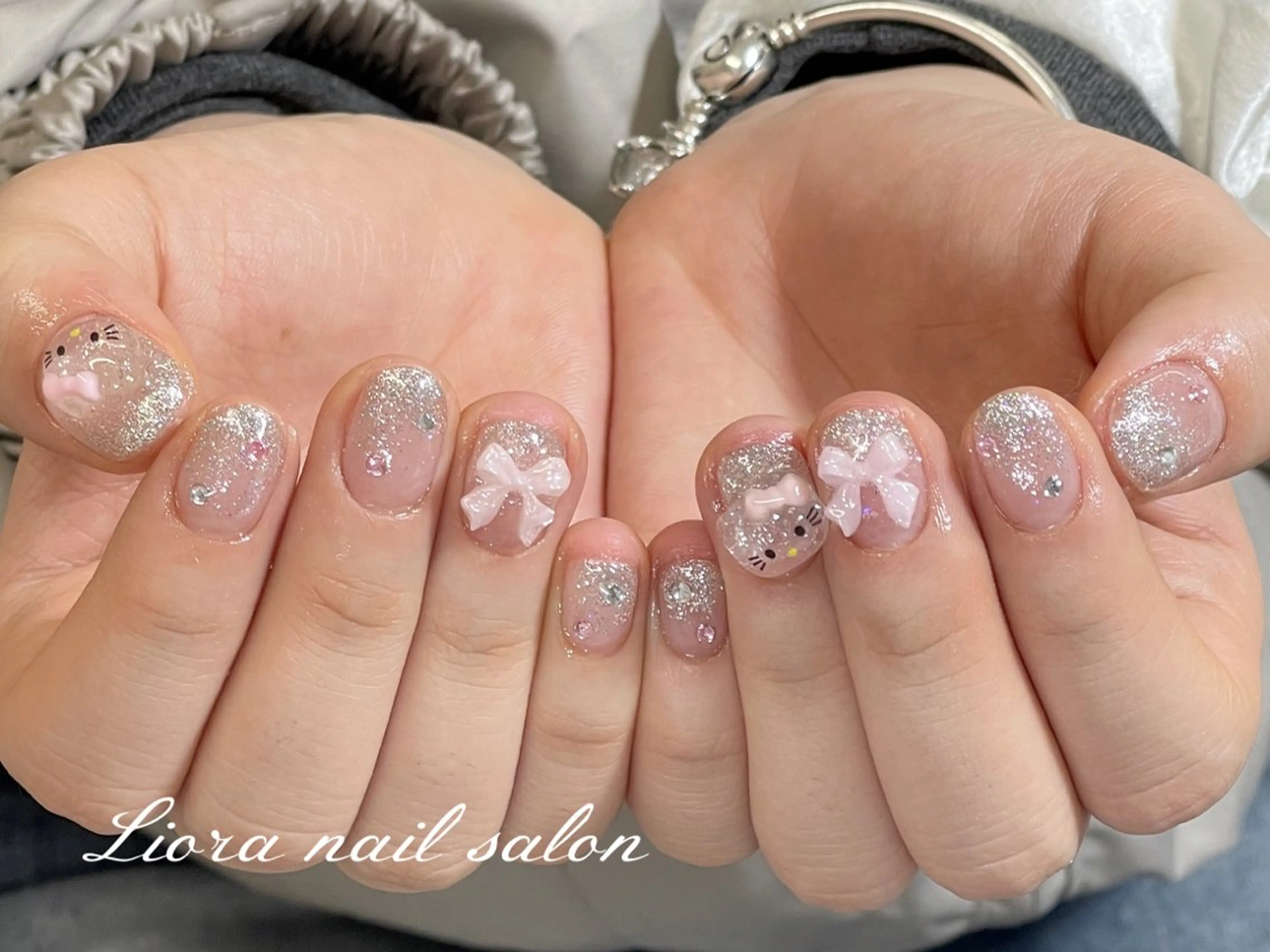 ネイル チークネイル フットネイル フレンチネイル ジェルネイル ガーリー ハンドネイル Liora nail スカルプ専門店のネイルデザイン