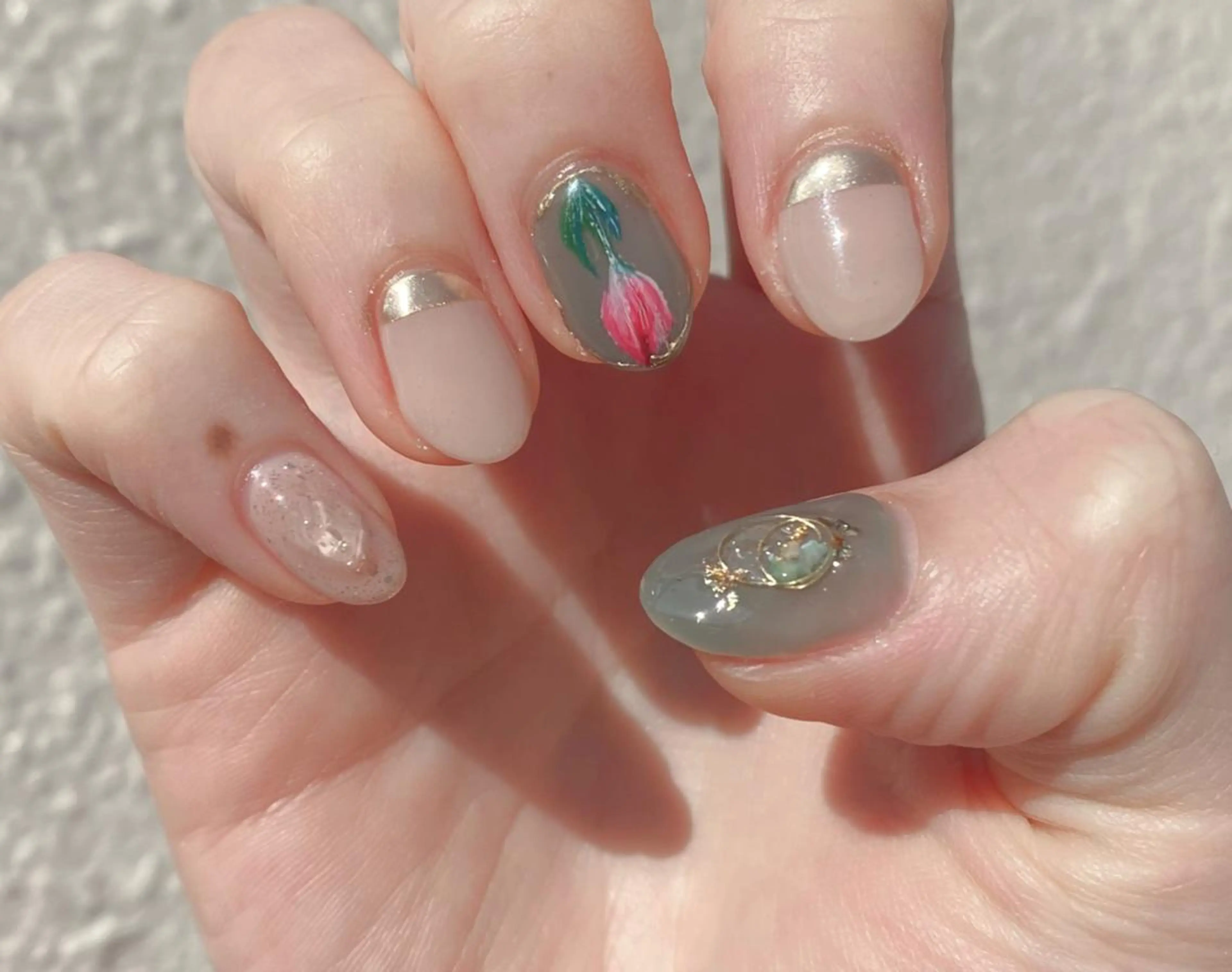 ネイル ミラーネイル Lakkus N－Aのネイルデザイン