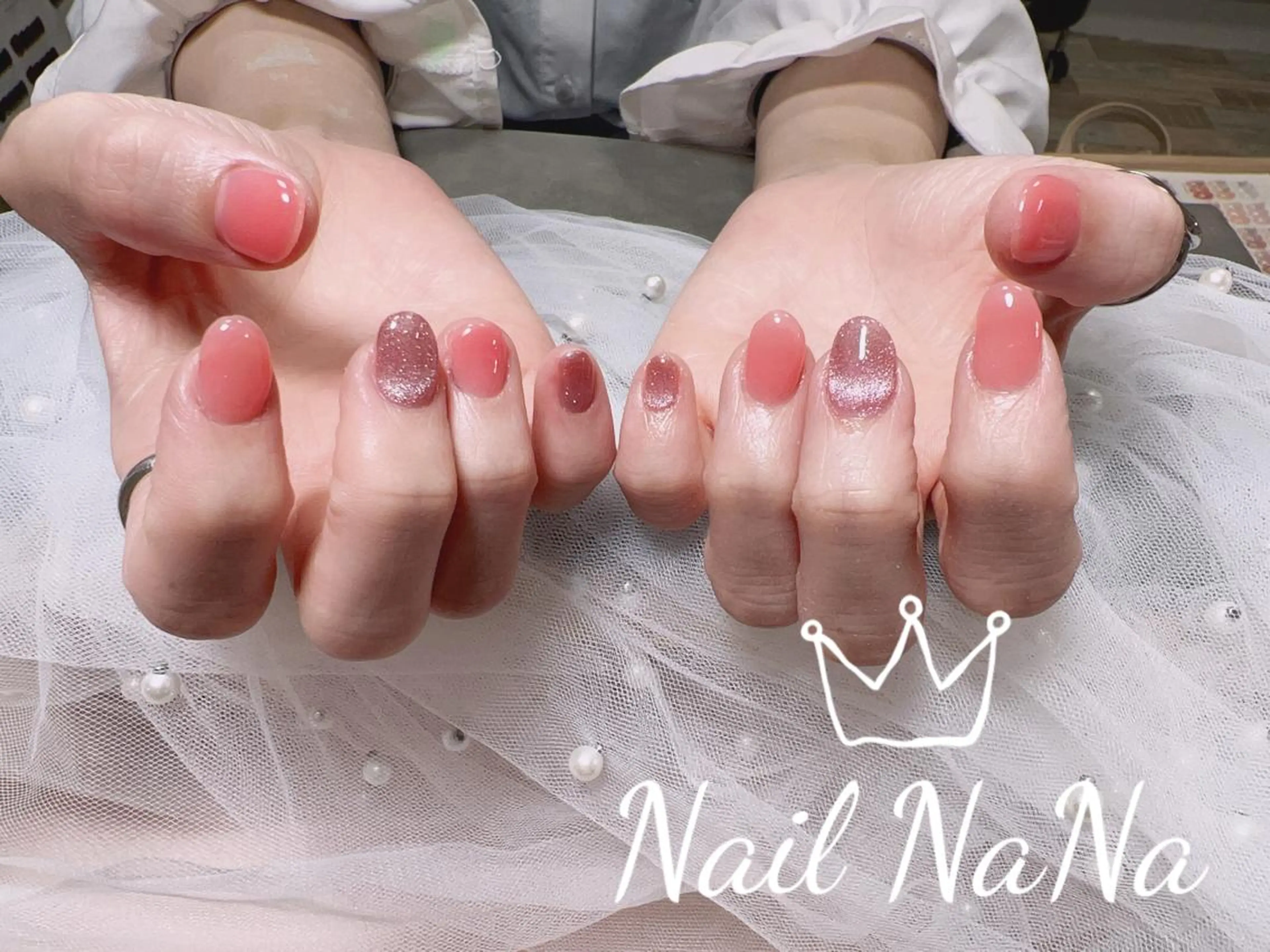 ショート カラー ネイル ハンドネイル Nail NaNaのネイルデザイン
