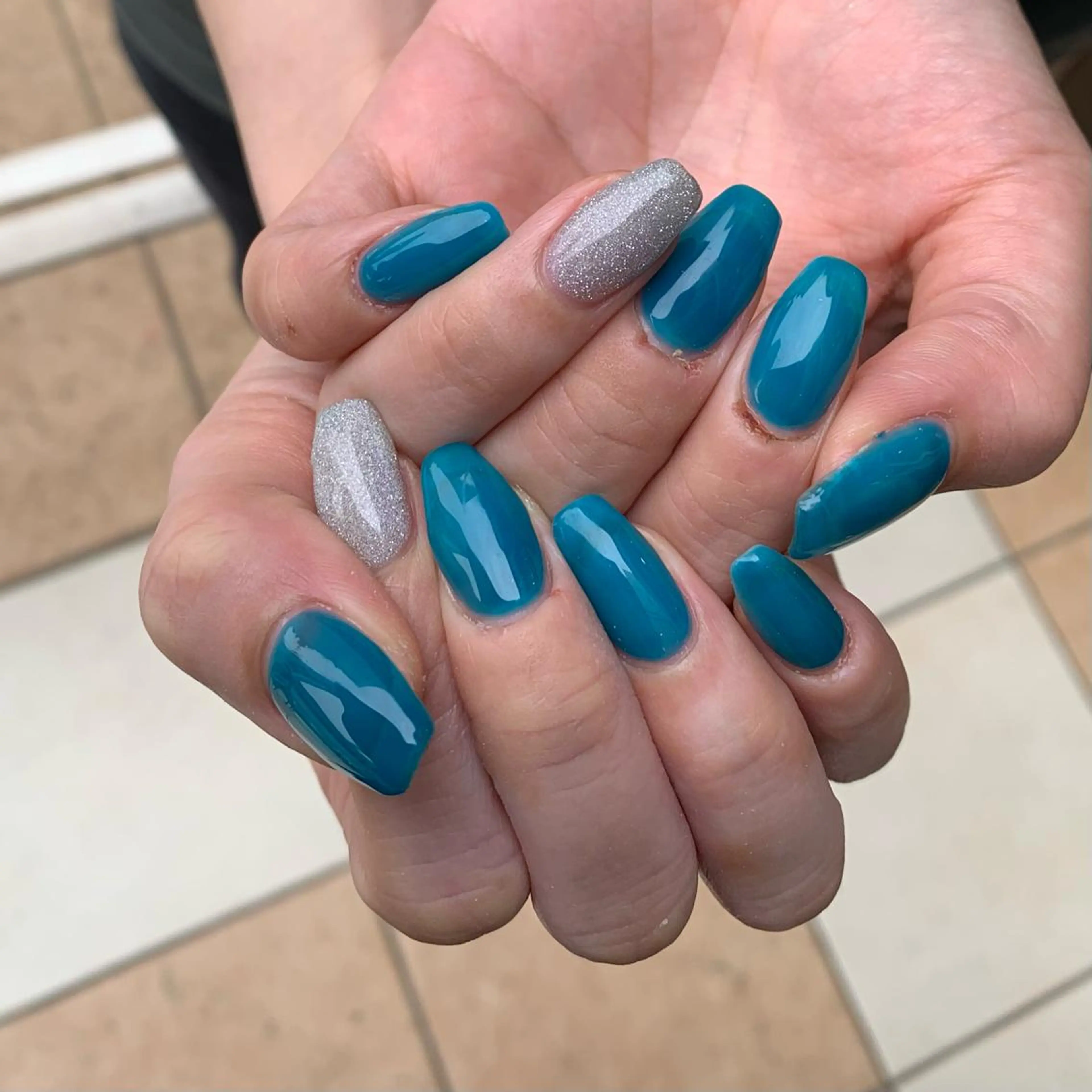 ネイル マグネットネイル ワンカラーネイル YUKIMO🍎名駅 /ニュアンスのネイルデザイン