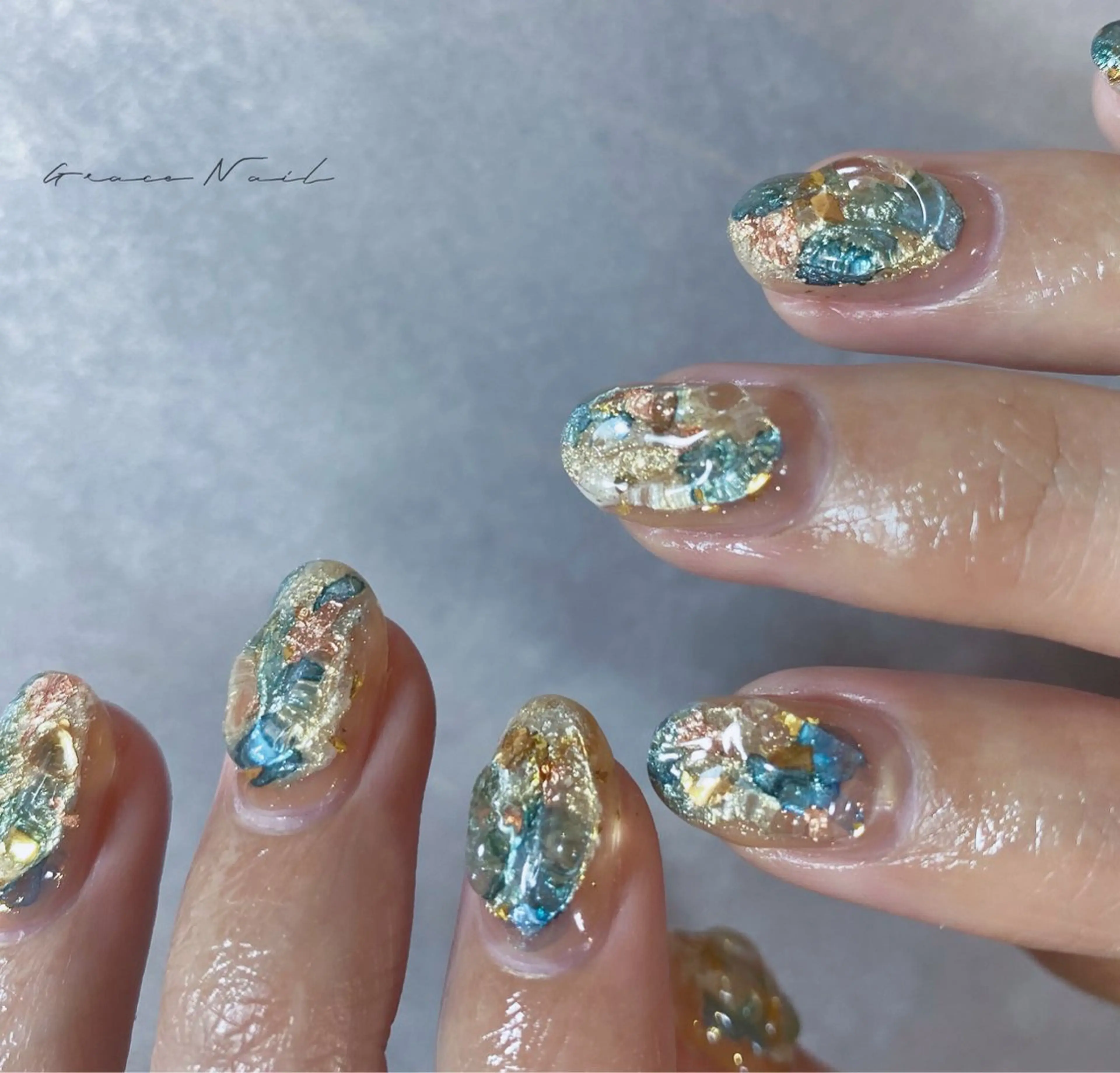 ネイル ハンドネイル ☆*。Grace Nail。*☆のネイルデザイン