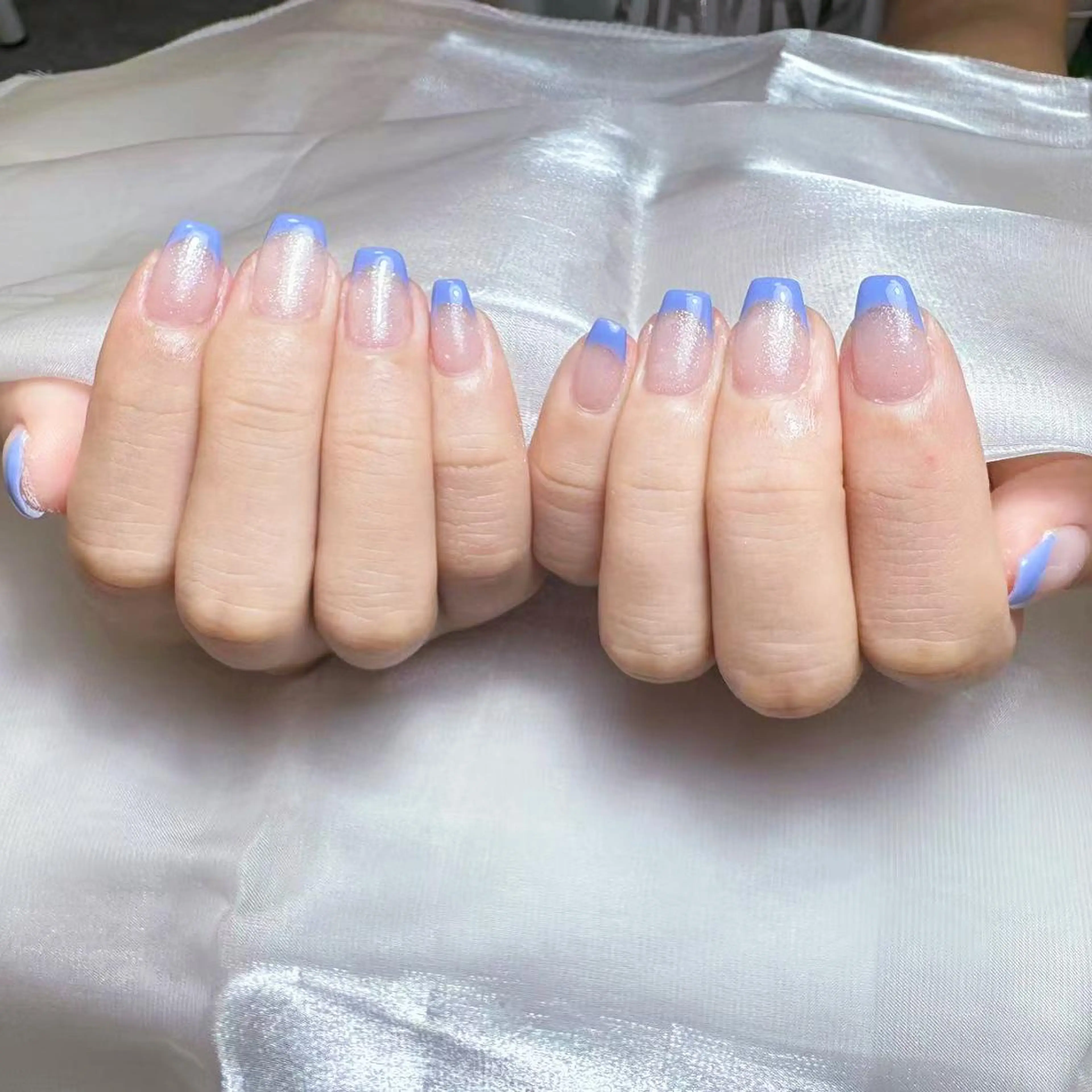 ネイル アートネイル オーロラネイル ガーリー キラキラネイル 韓国ネイル ハンドネイル DIAMOND 💦のネイルデザイン