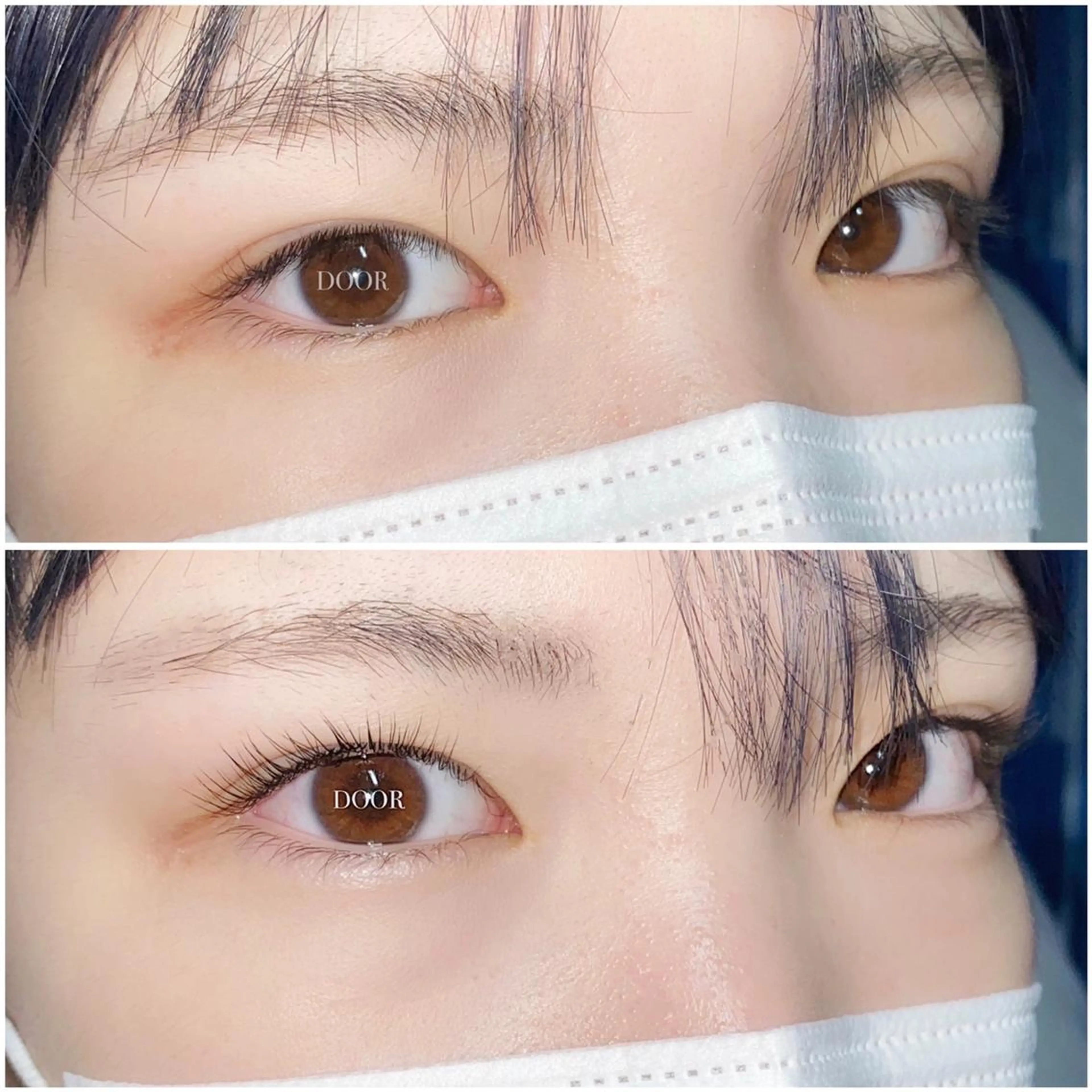 マツエク・マツパ 一重×まつ毛パーマ RINA 💜のマツエク・マツパデザイン