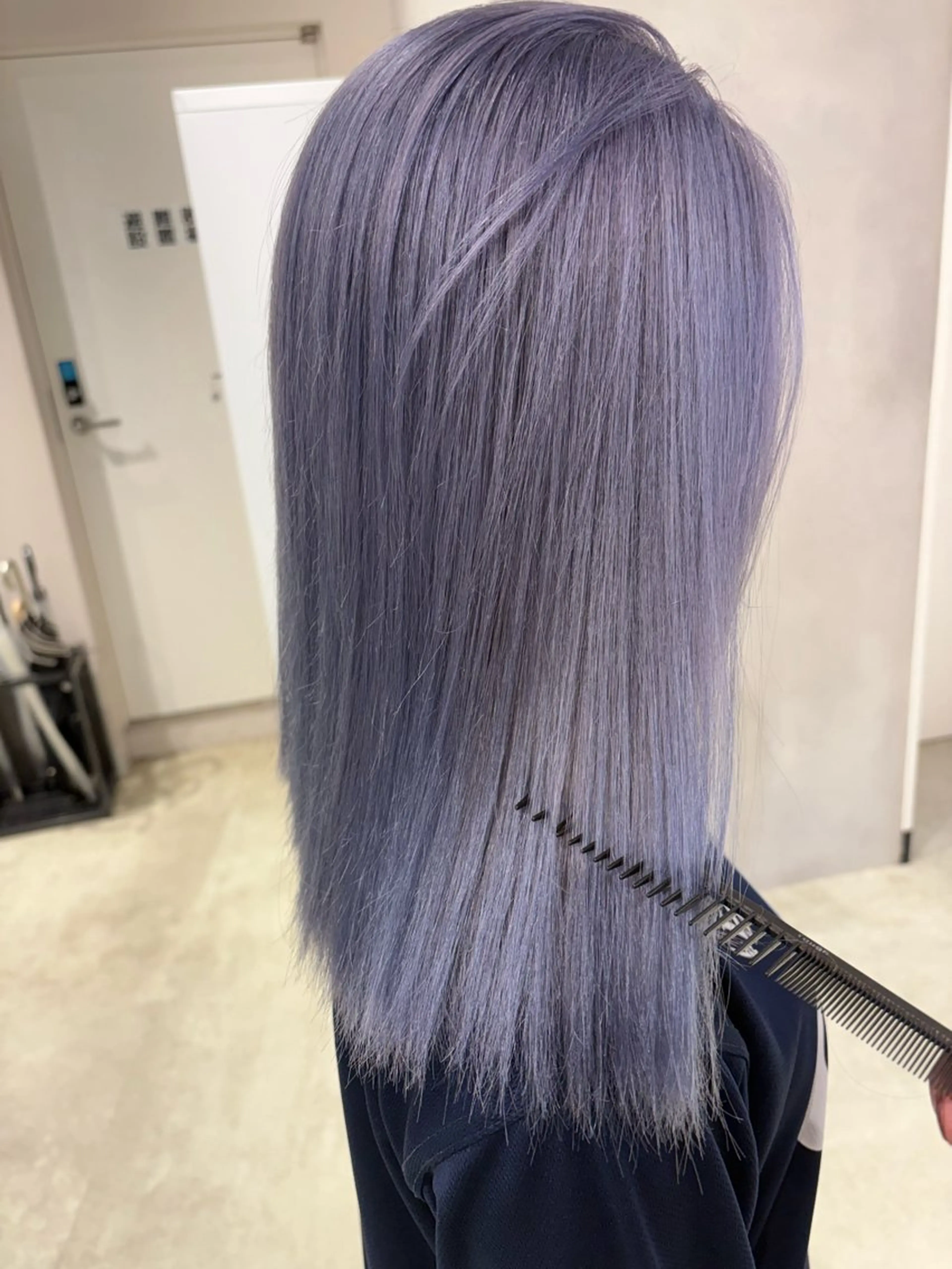 セミロング ヘアカラー トリートメント 渋谷ハイトーン/ デザインカラー阿部のヘアスタイル