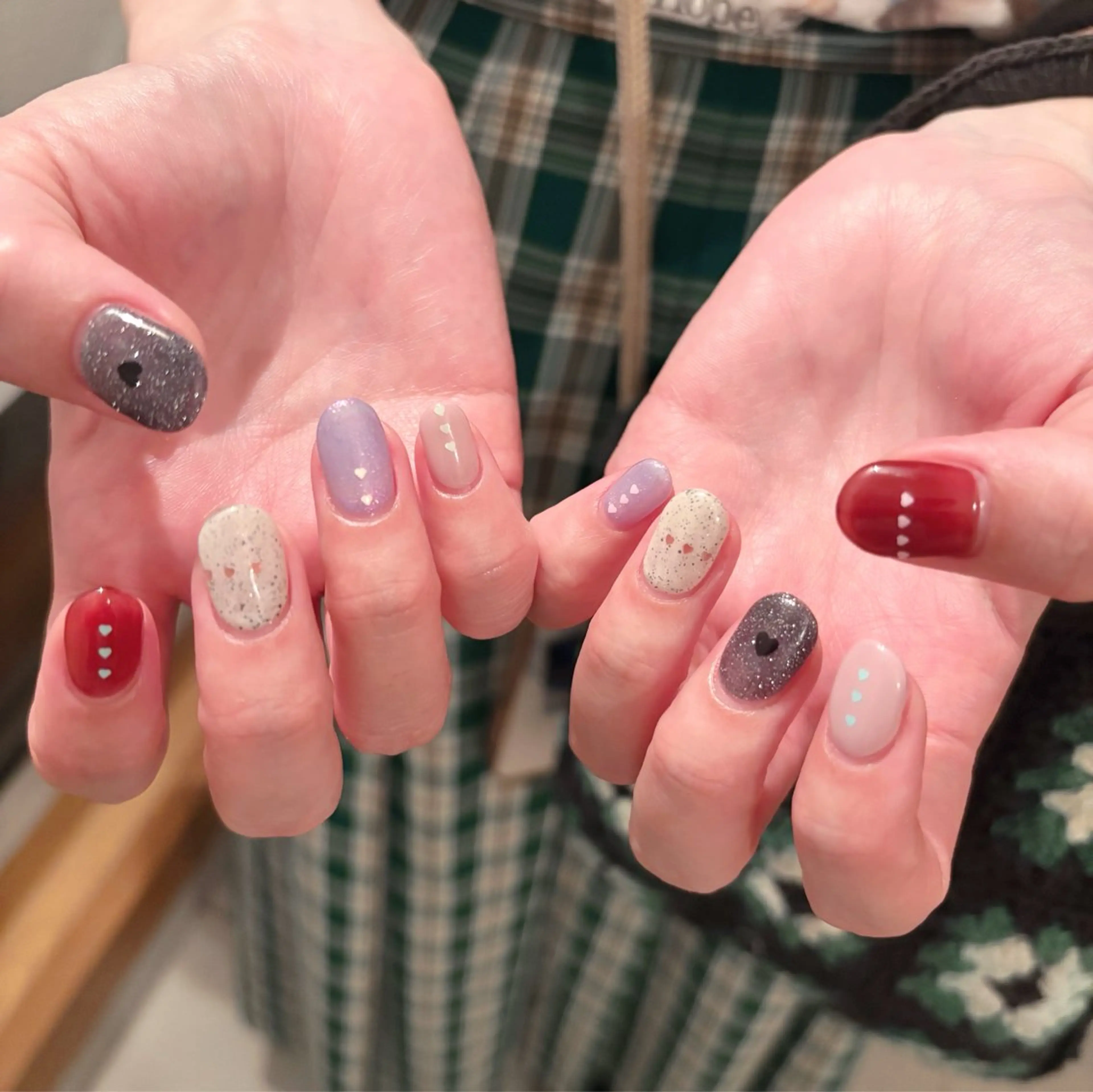 ネイル ハート K Aのネイルデザイン