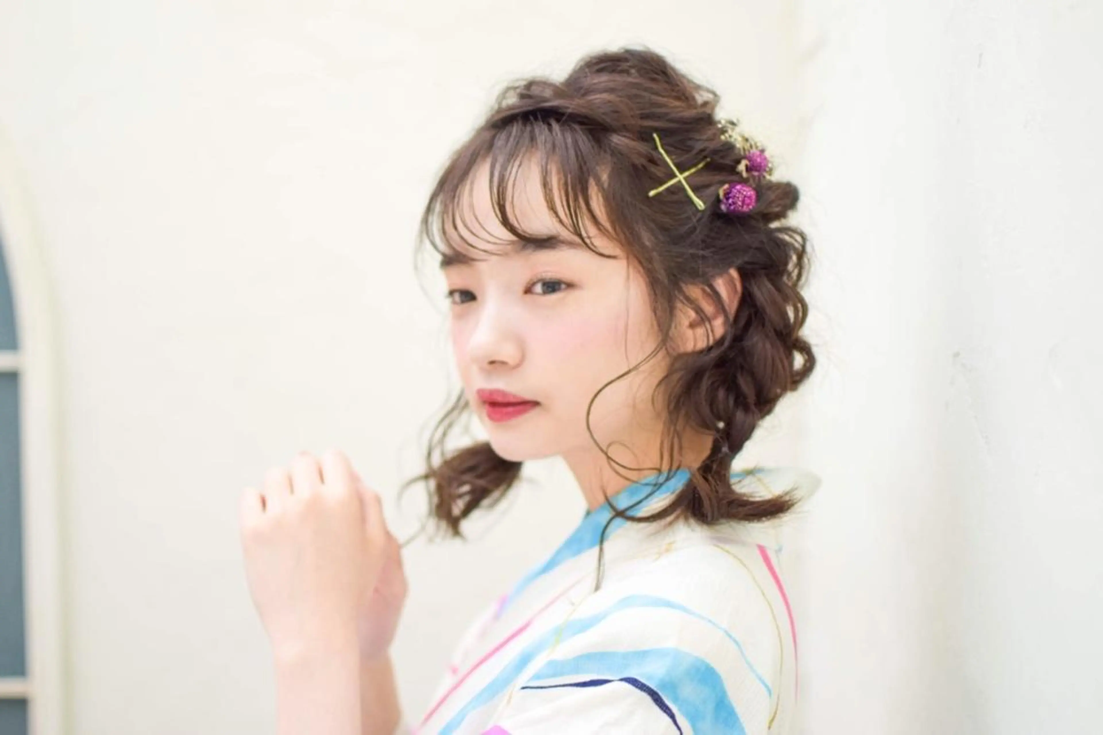 ミディアム 小林 永佳のヘアスタイル