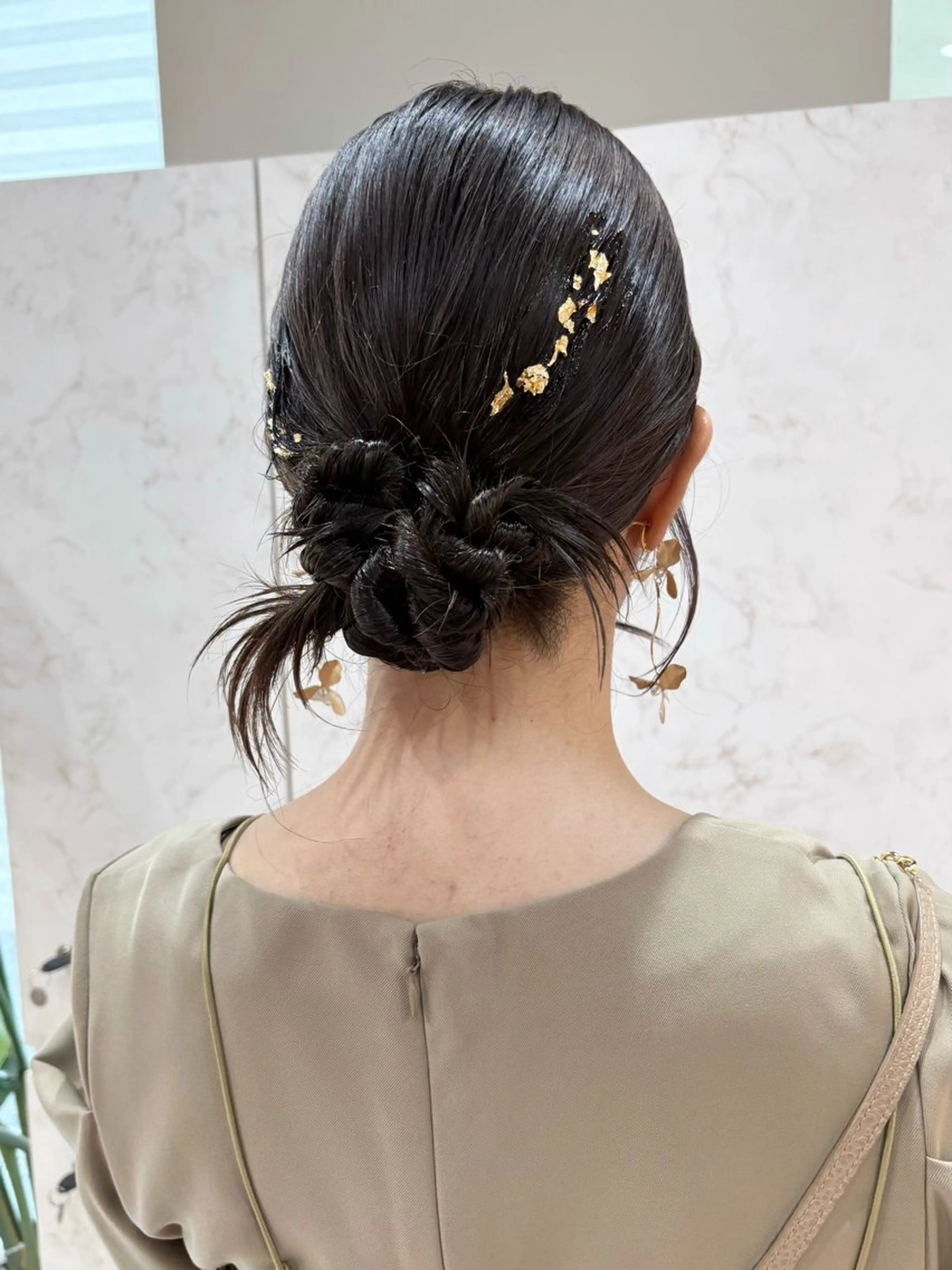 ヘアアレンジ ヘアセット moeka レイヤー /艶カラー/韓国のヘアスタイル