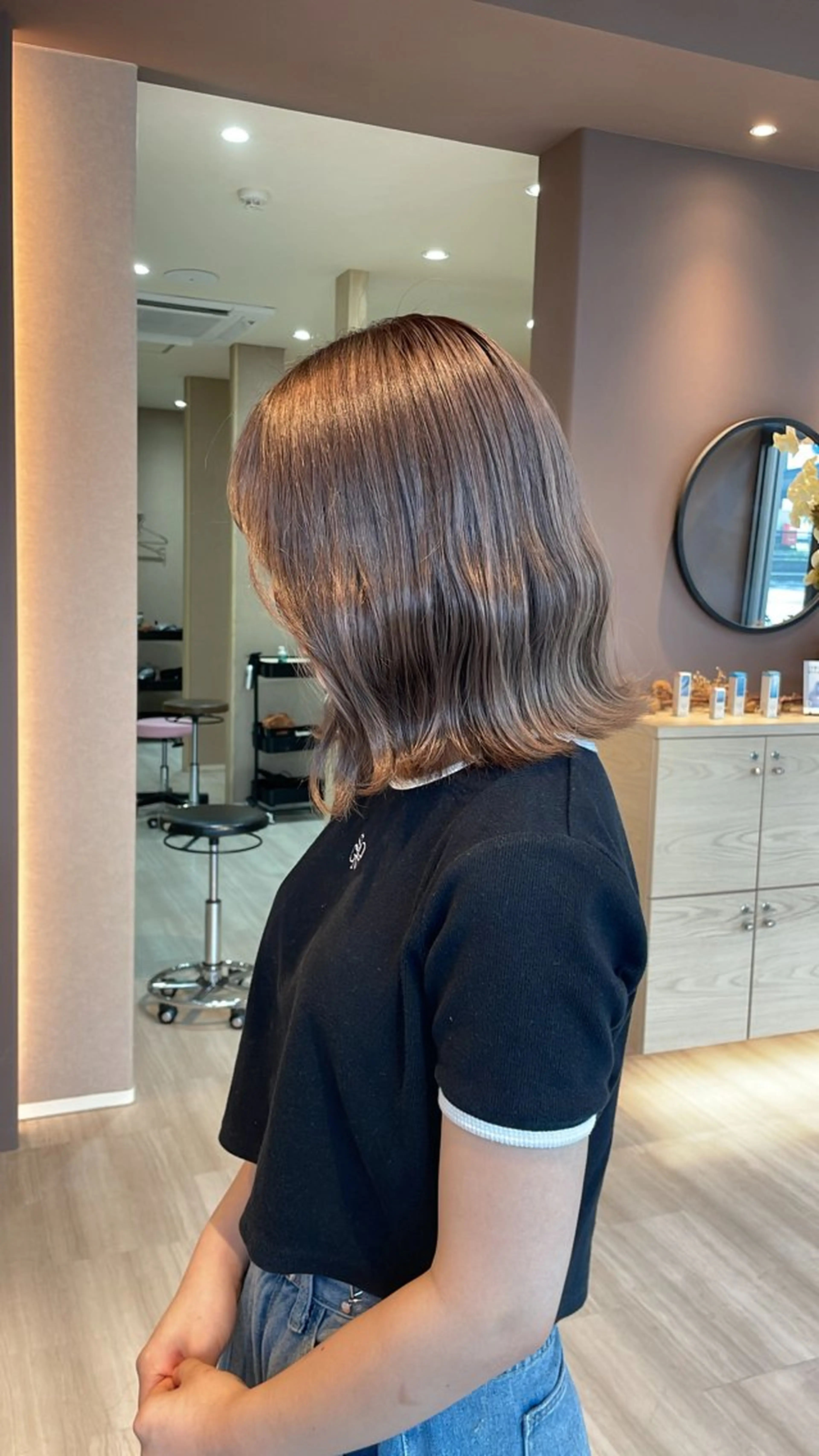 ミディアム カラー 岐阜/各務原 スタイリスト🎀のヘアスタイル