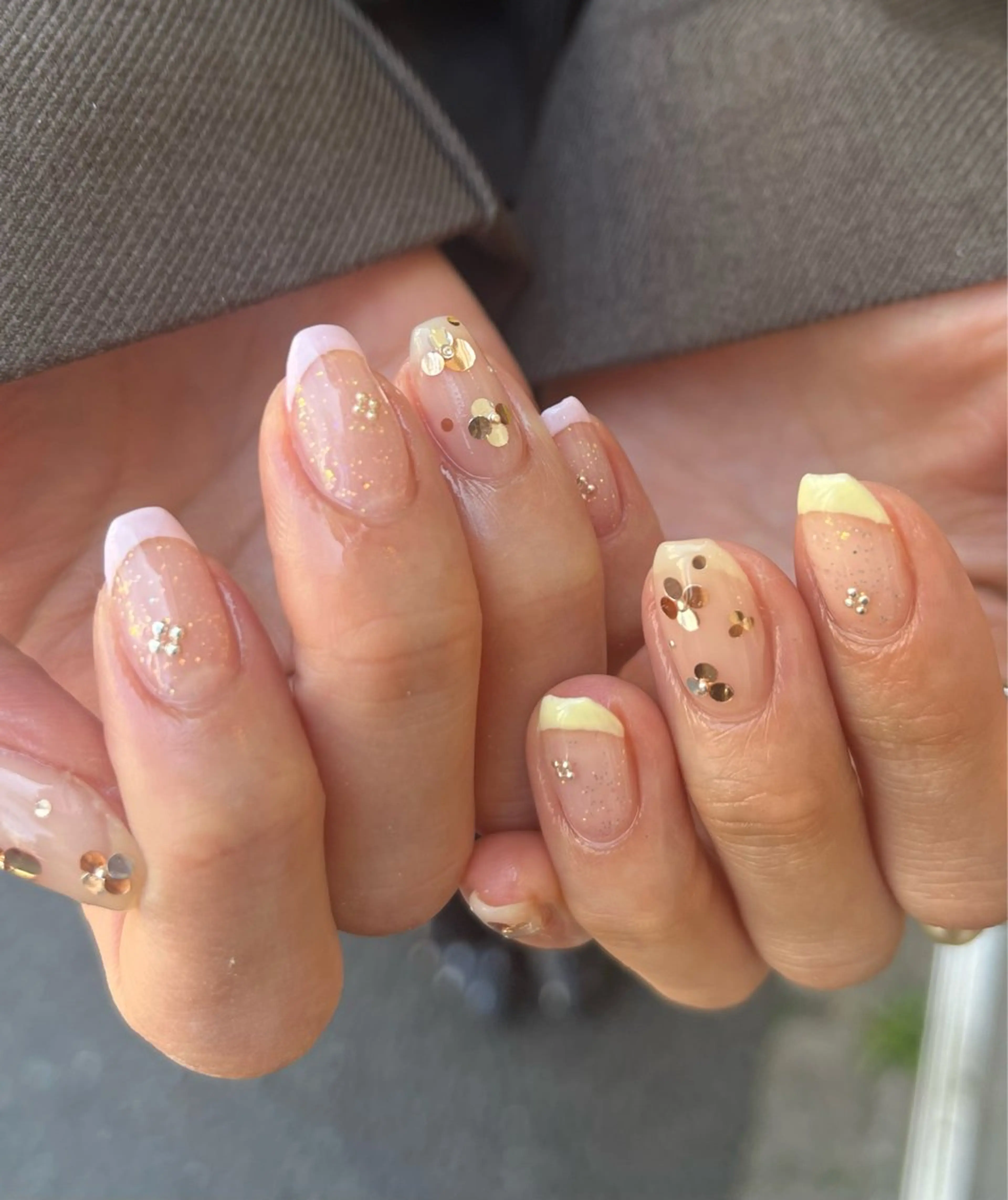 ネイル アートネイル 春ネイル ハンドネイル AT.1011(アトリエテンイレブン)所属・AT.1011 (ハルカ)のネイルデザイン