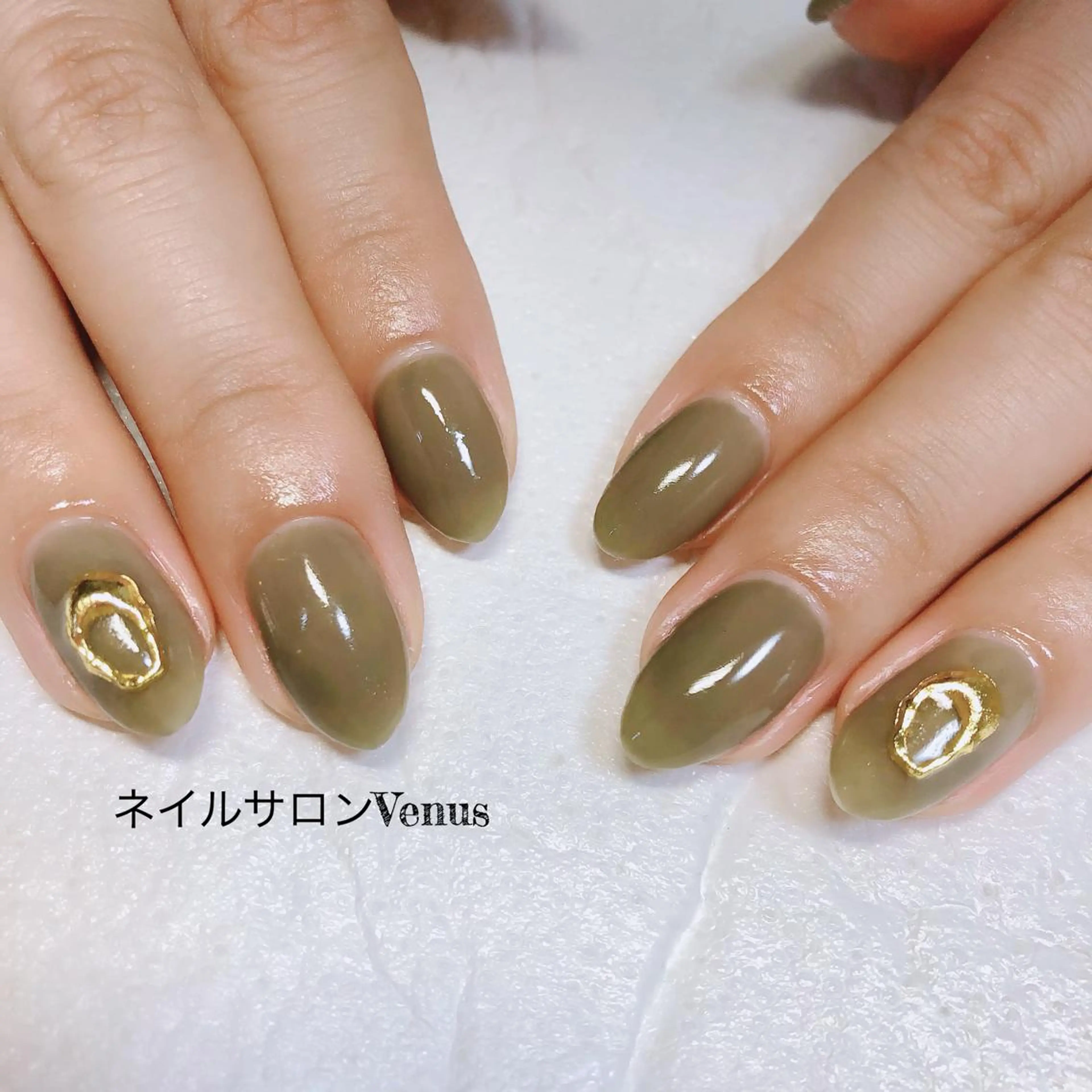 ネイル ワンカラーネイル ハンドネイル Nail salon Venusのネイルデザイン